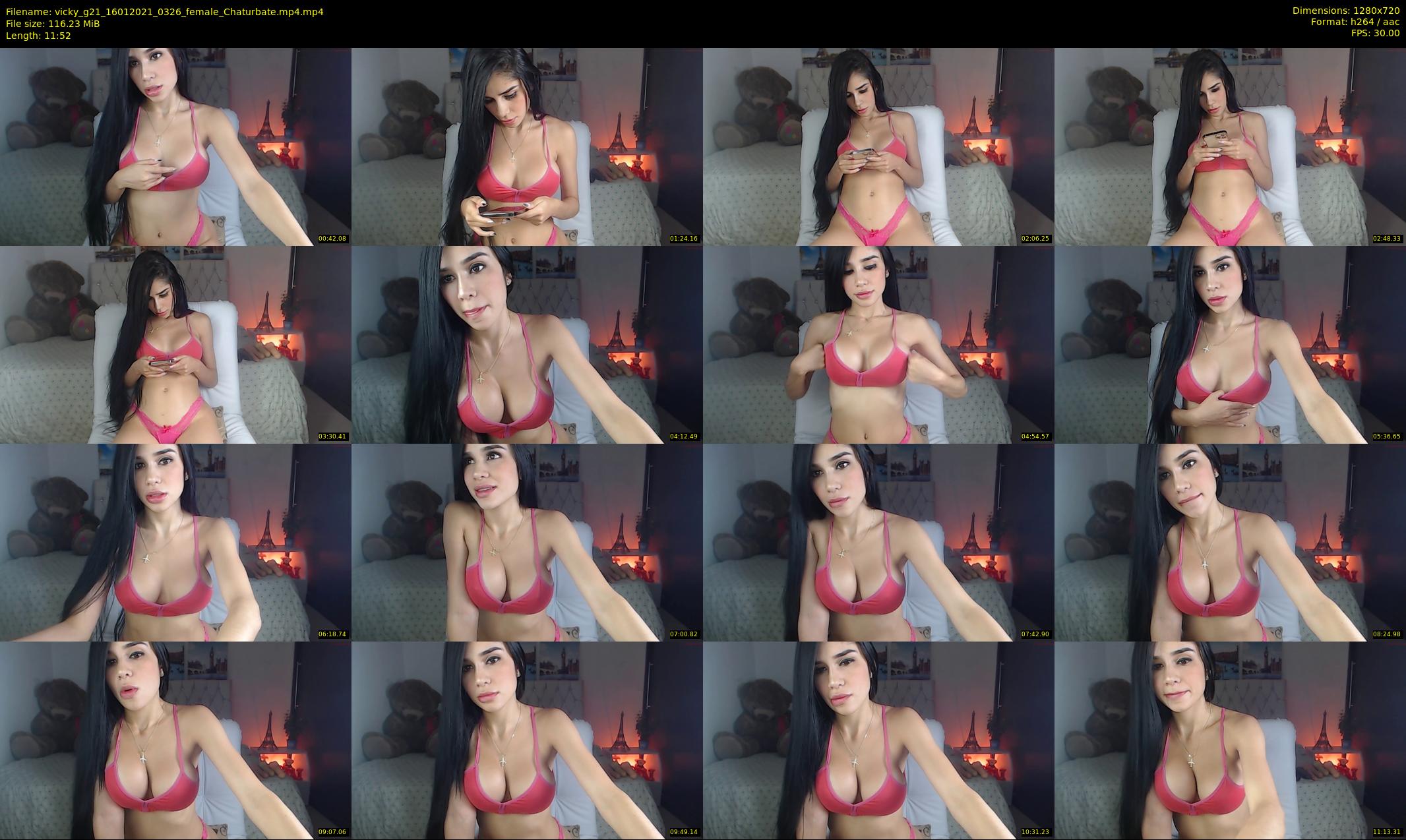 vicky_g21 — 12 minute Chaturbate female cam show recording, 720p, Jan 16, 2021
