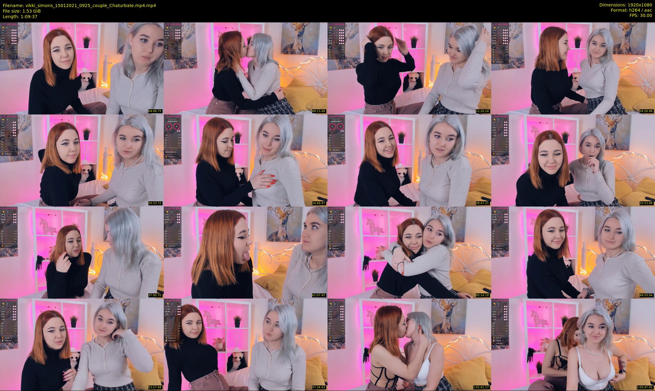 vikki_simons — 70 minute Chaturbate couple cam show recording, 1080p, Jan 15, 2021