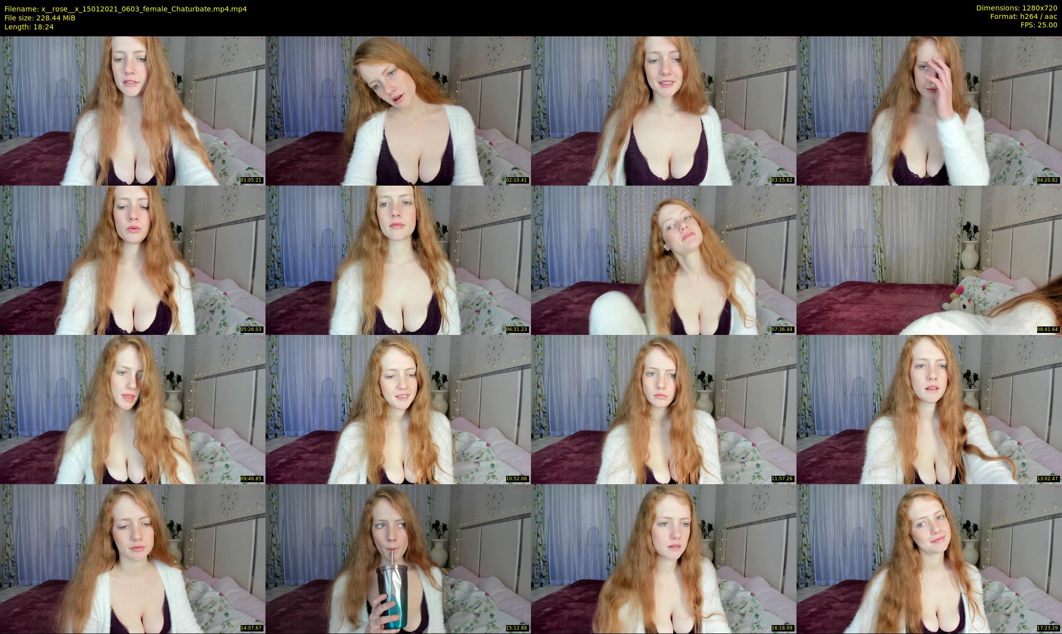 x__rose__x — 19 minute Chaturbate female cam show recording, 720p, Jan 15, 2021