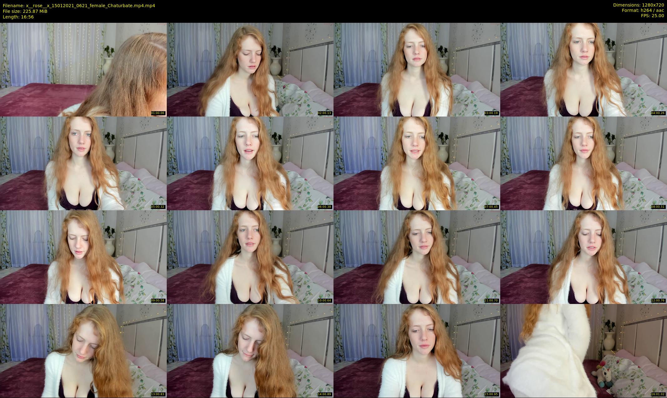 x__rose__x — 17 minute Chaturbate female cam show recording, 720p, Jan 15, 2021