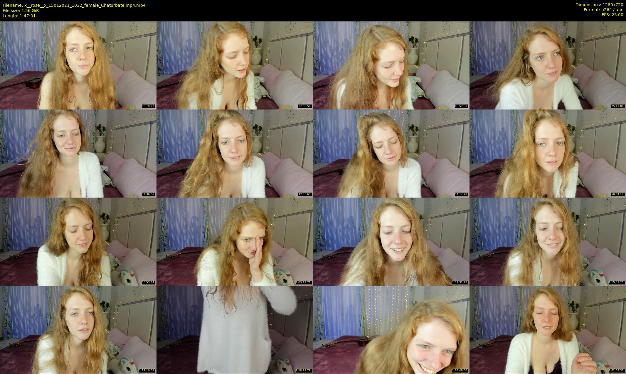 x__rose__x — 108 minute Chaturbate female cam show recording, 720p, Jan 15, 2021