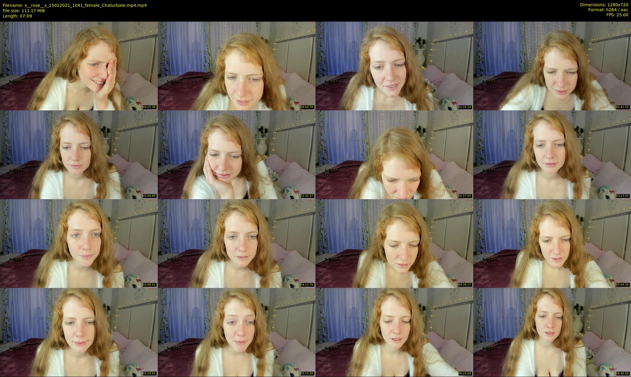 x__rose__x — 8 minute Chaturbate female cam show recording, 720p, Jan 15, 2021