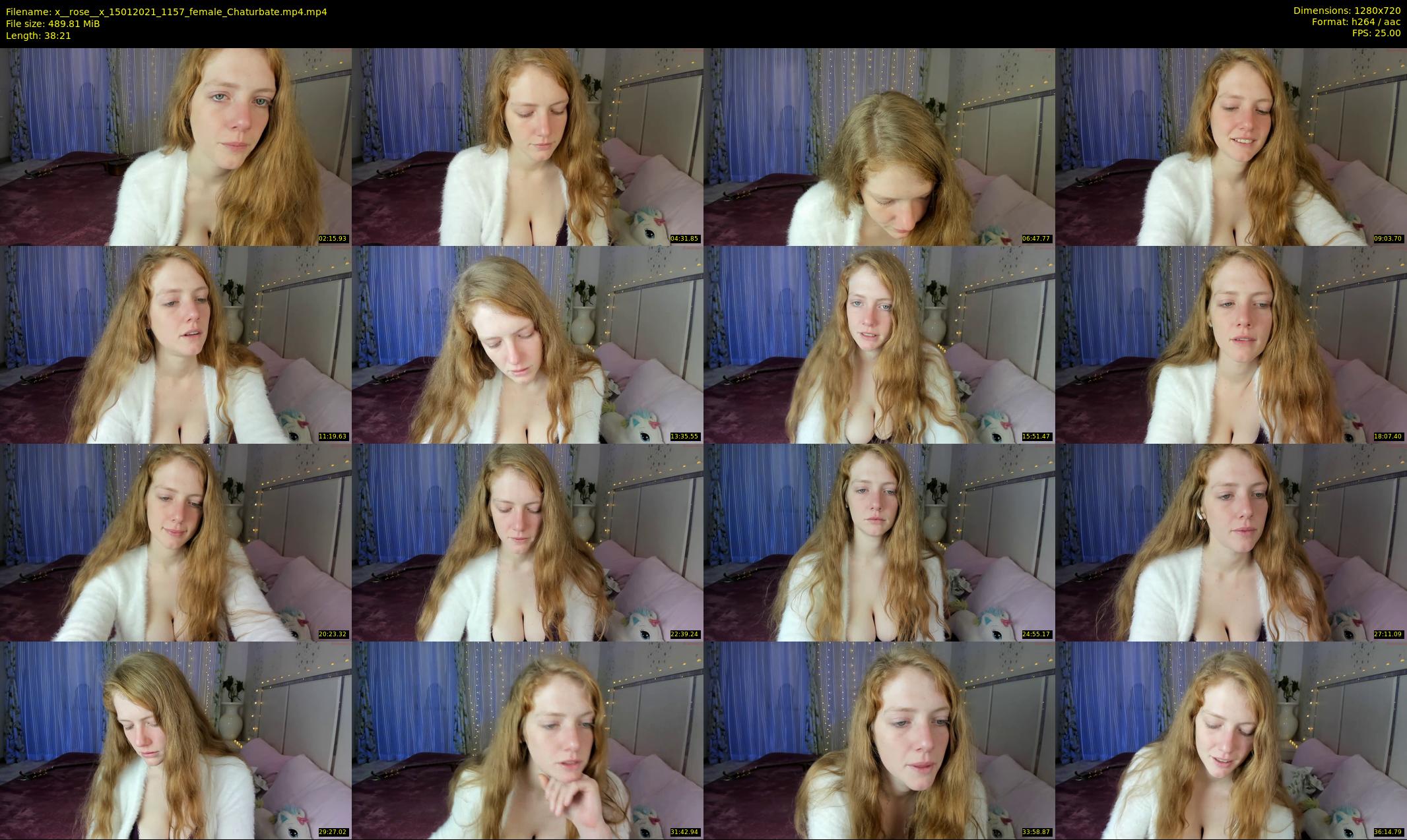 x__rose__x — 39 minute Chaturbate female cam show recording, 720p, Jan 15, 2021