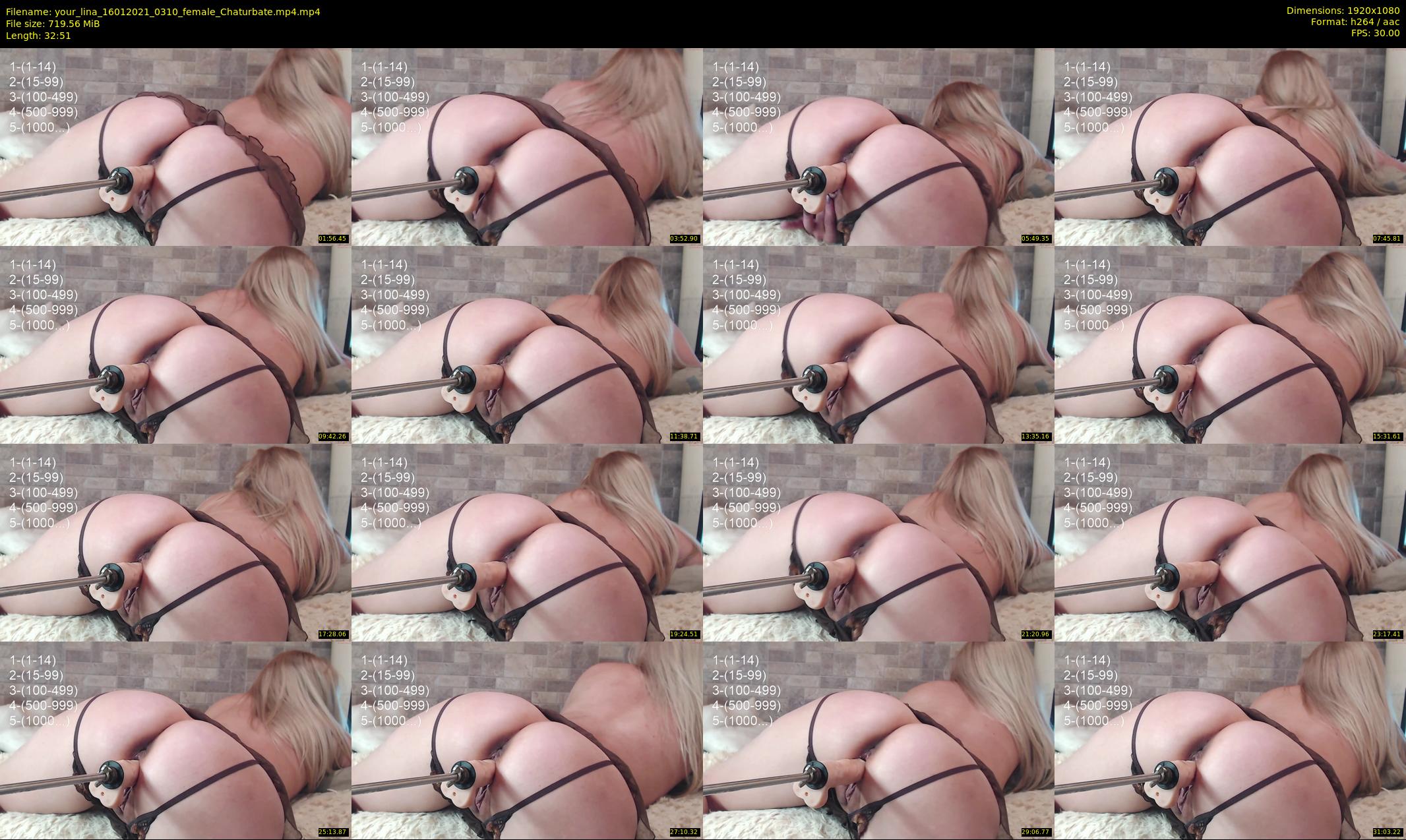 your_lina — 33 minute Chaturbate female cam show recording, 1080p, Jan 16, 2021