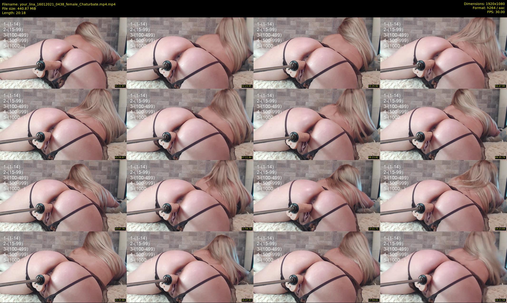 your_lina — 21 minute Chaturbate female cam show recording, 1080p, Jan 16, 2021