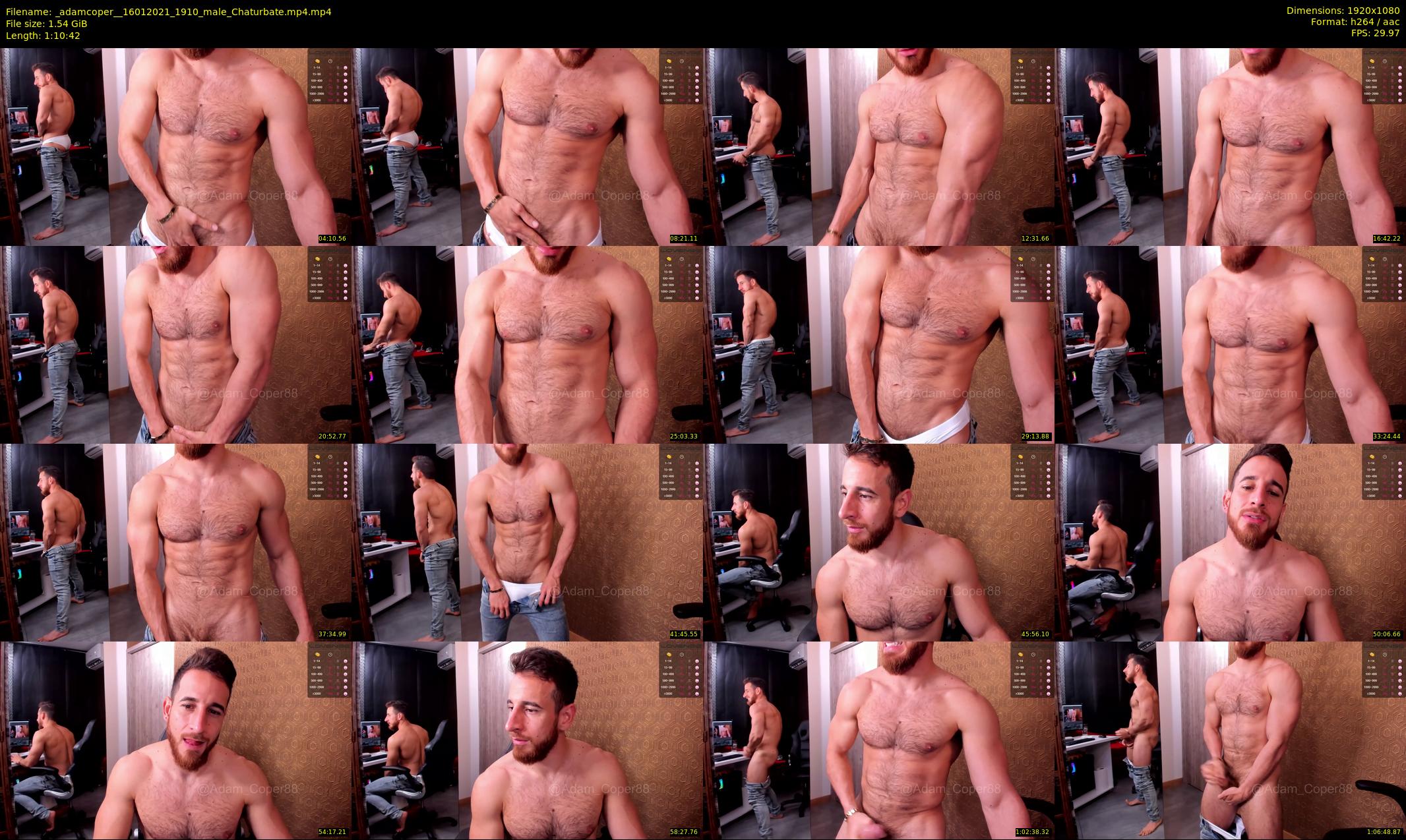 _adamcoper_ — 71 minute Chaturbate male cam show recording, 1080p, Jan 16, 2021