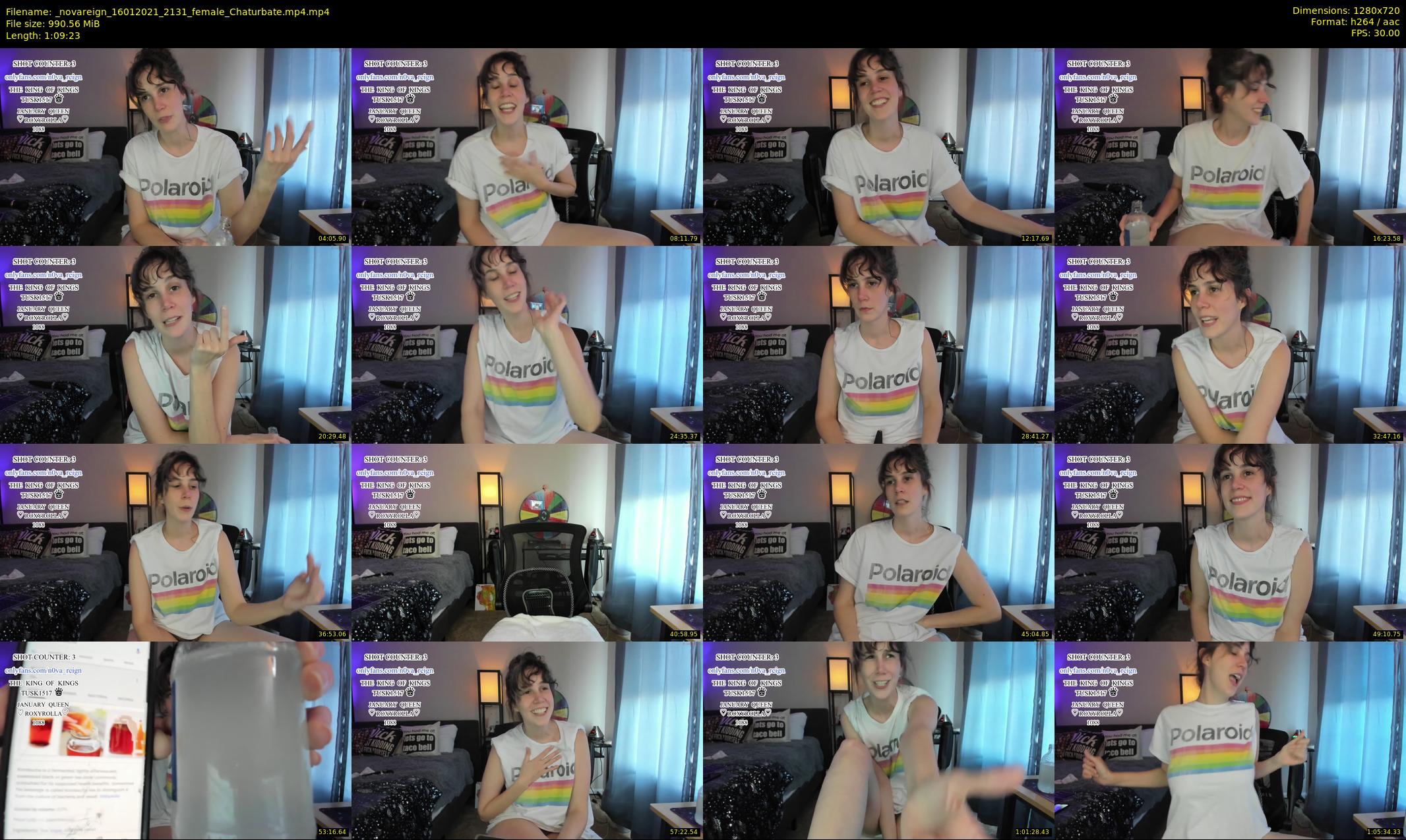 _novareign — 70 minute Chaturbate female cam show recording, 720p, Jan 16, 2021
