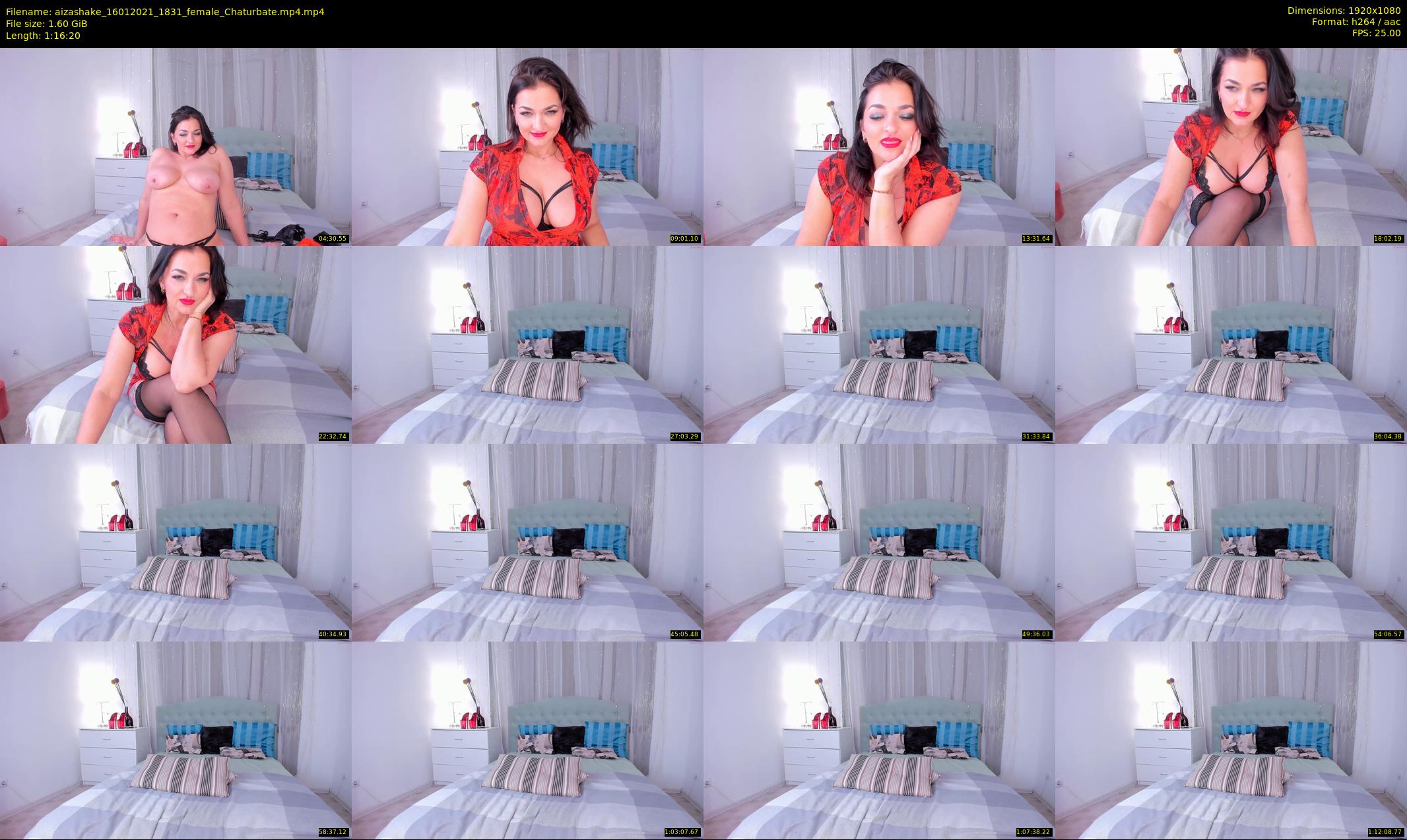 aizashake — 77 minute Chaturbate female cam show recording, 1080p, Jan 16, 2021