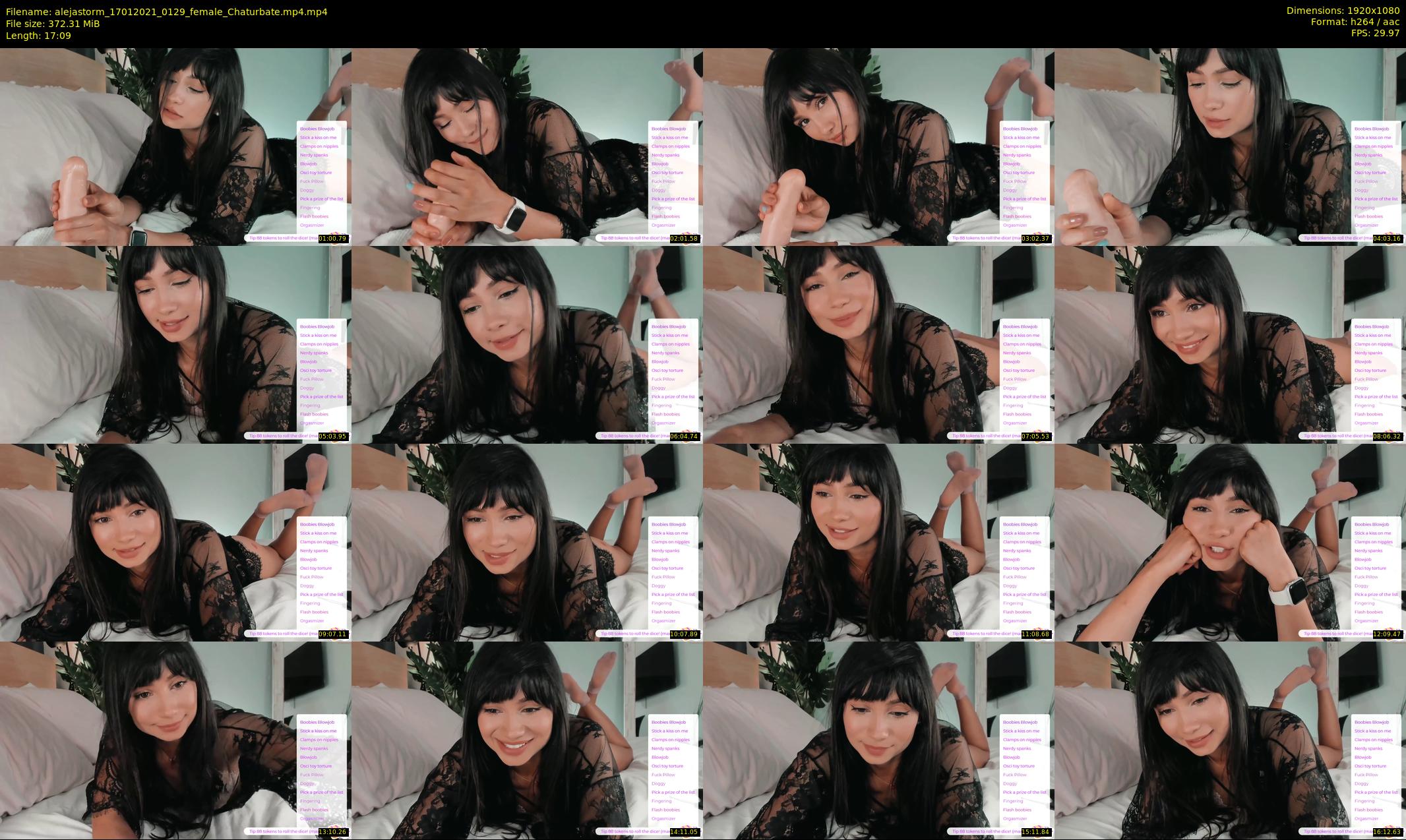 alejastorm — 18 minute Chaturbate female cam show recording, 1080p, Jan 17, 2021