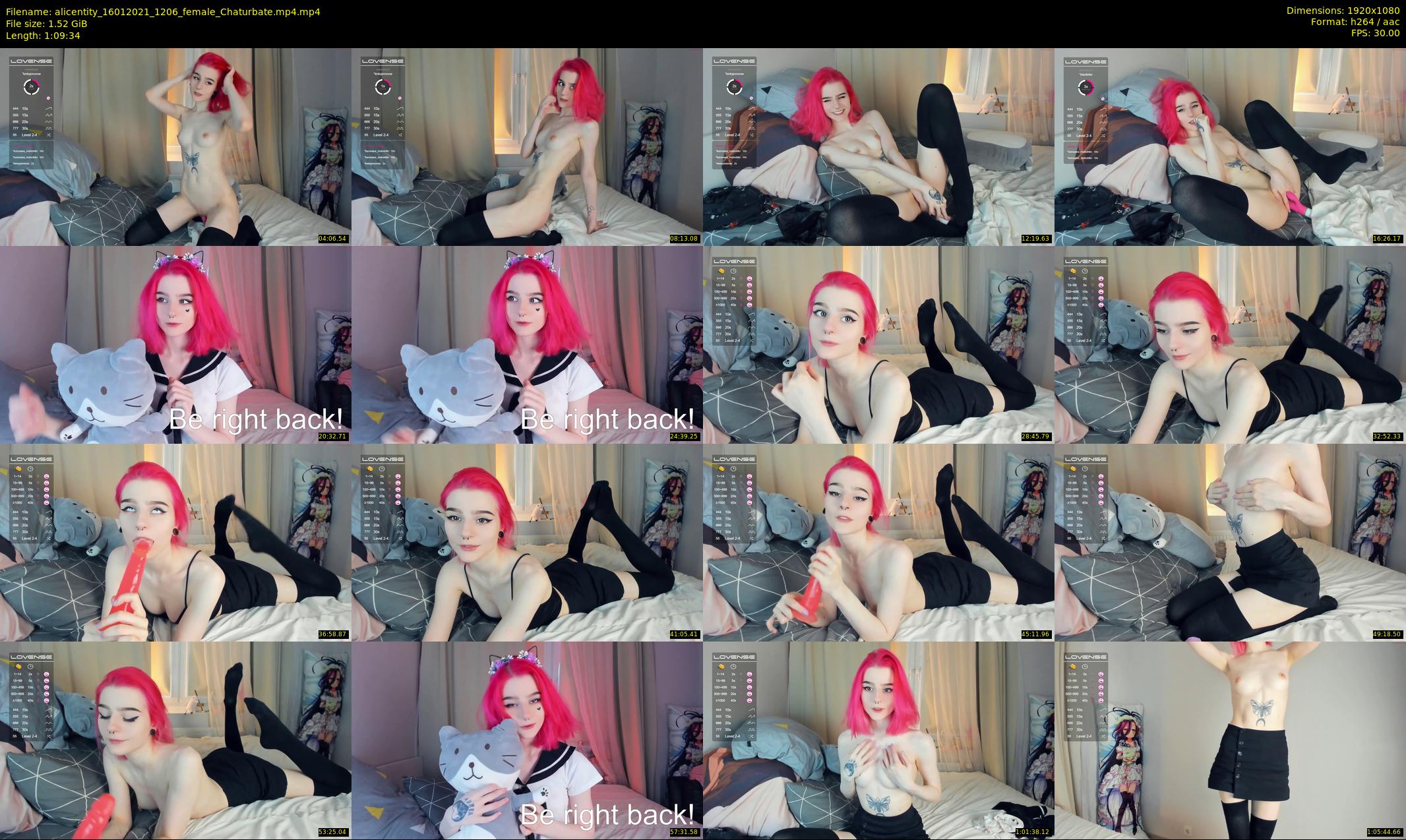 alicentity — 70 minute Chaturbate female cam show recording, 1080p, Jan 16, 2021