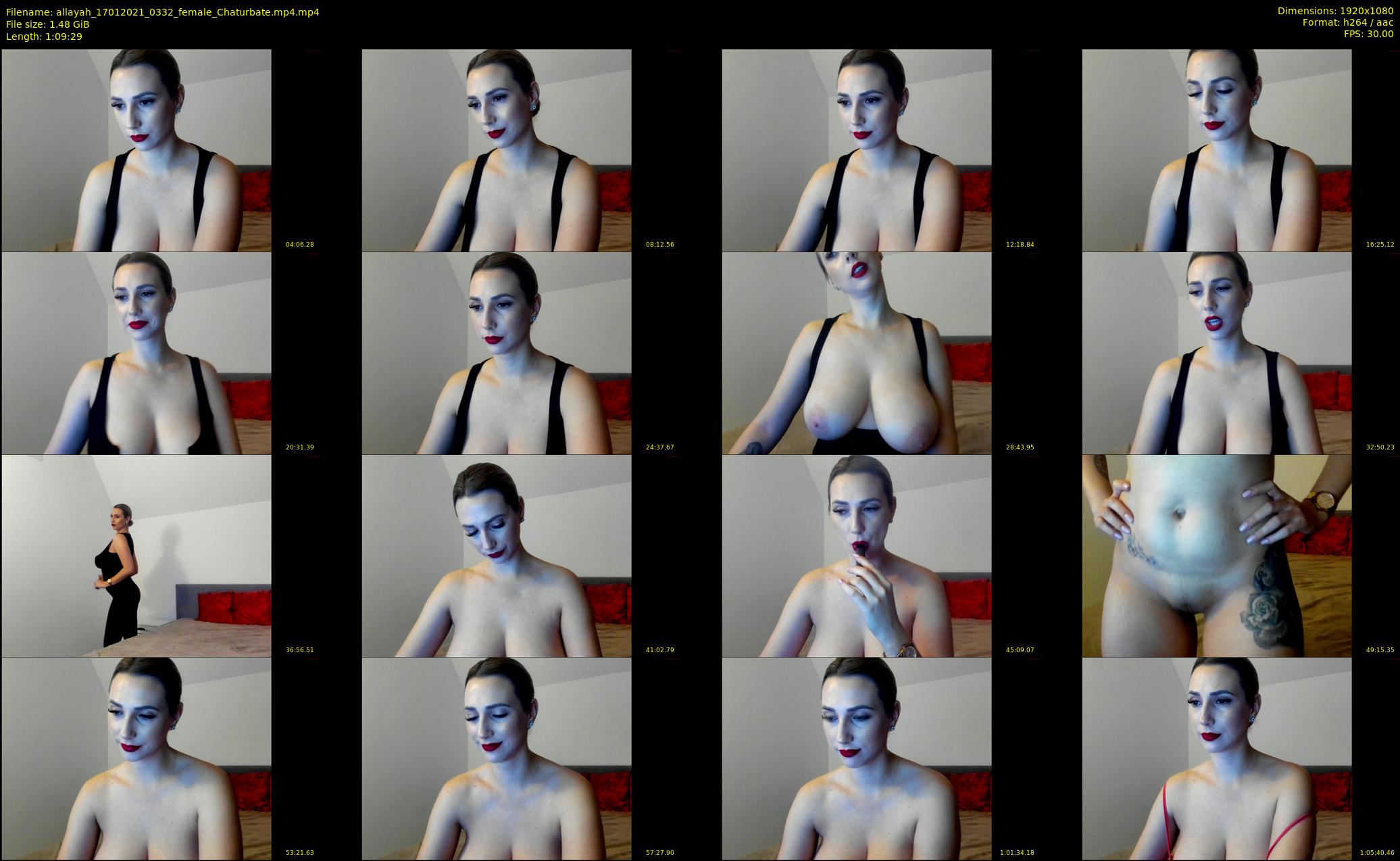 allayah — 70 minute Chaturbate female cam show recording, 1080p, Jan 17, 2021