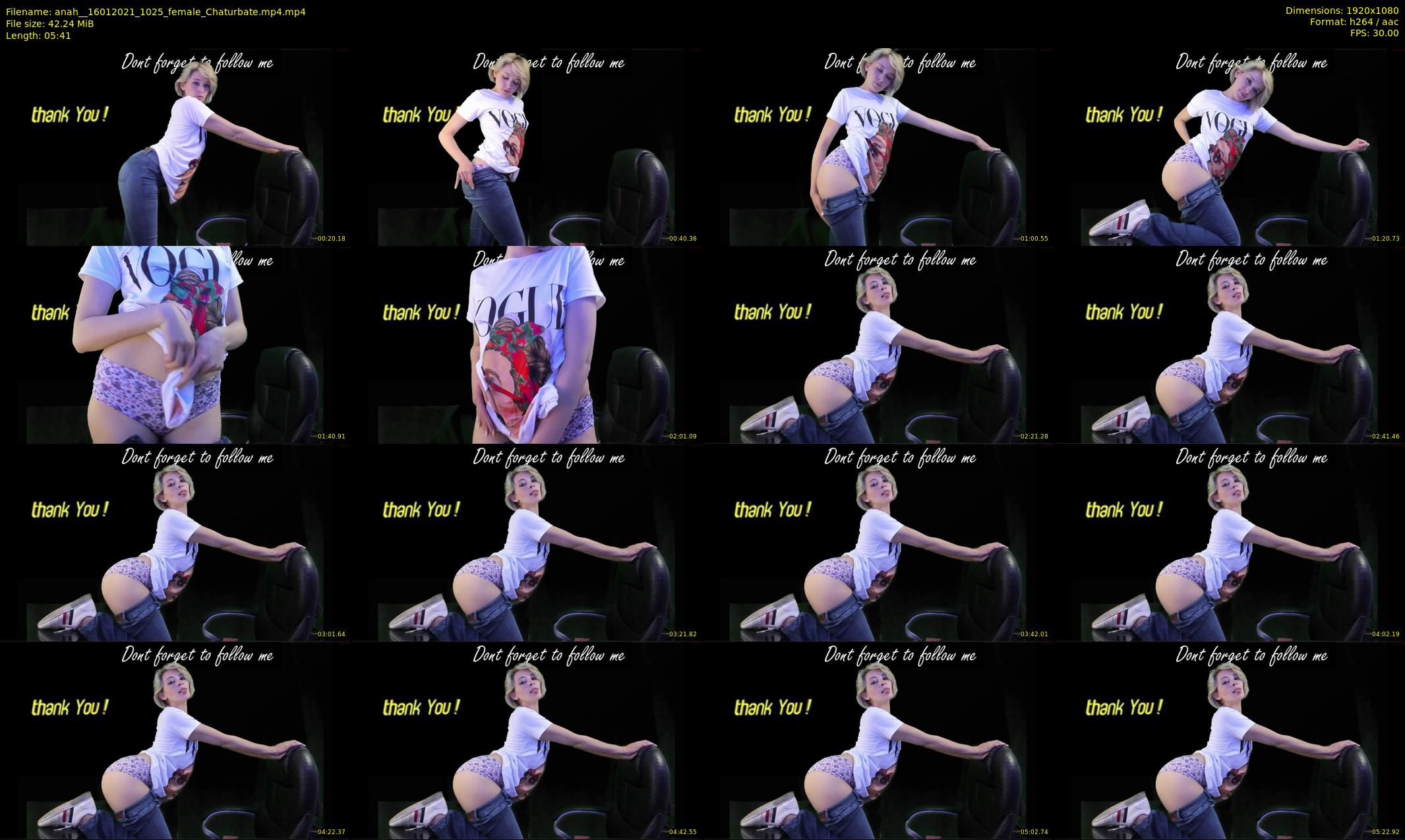 anah_ — 6 minute Chaturbate female cam show recording, 1080p, Jan 16, 2021