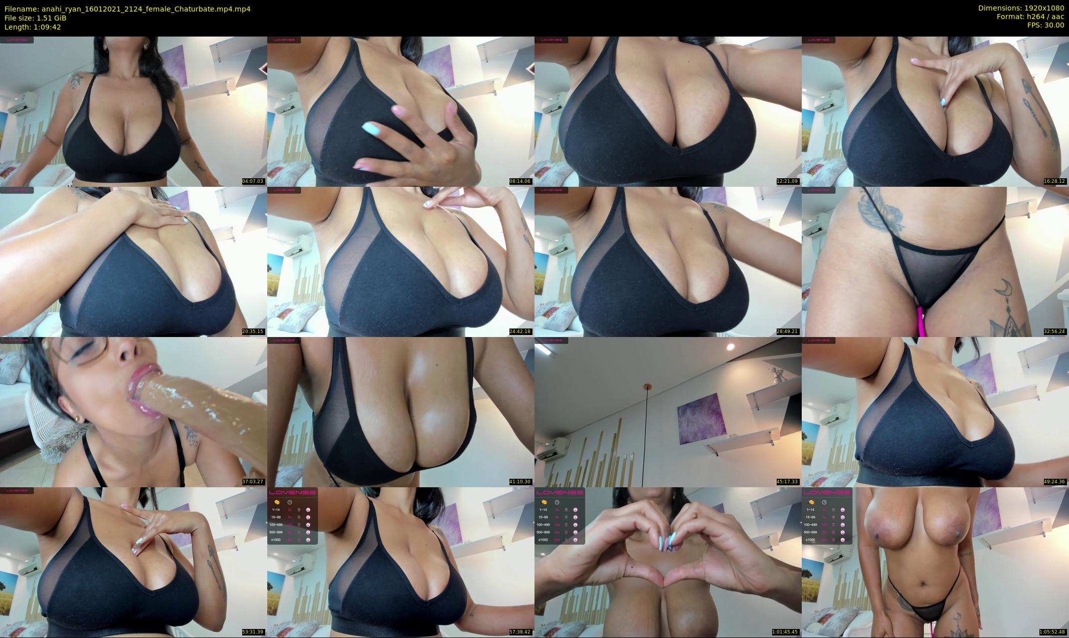 anahi_ryan — 70 minute Chaturbate female cam show recording, 1080p, Jan 16, 2021