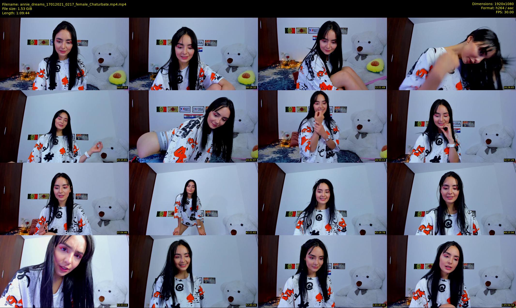 annie_dreams — 70 minute Chaturbate female cam show recording, 1080p, Jan 17, 2021