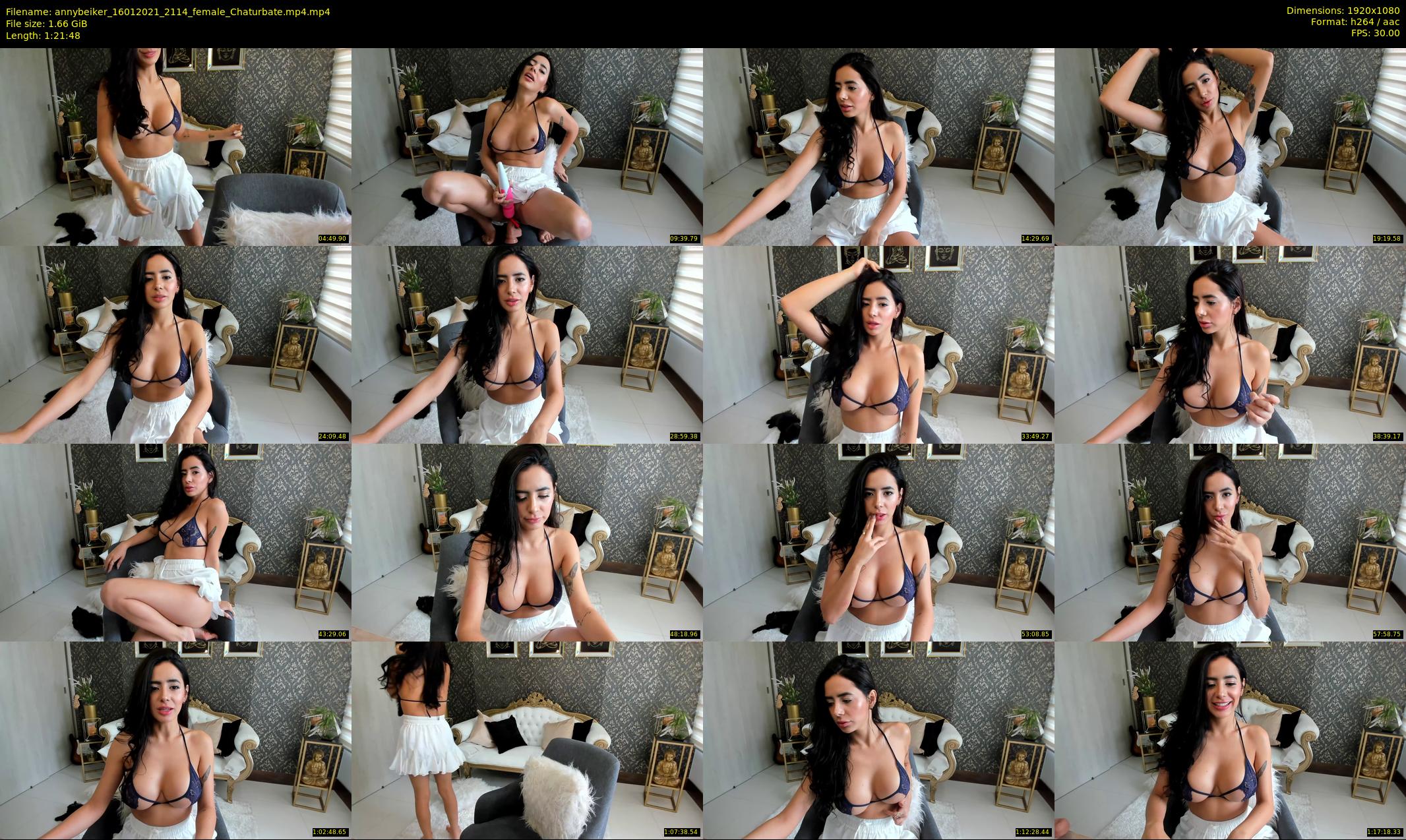 annybeiker — 82 minute Chaturbate female cam show recording, 1080p, Jan 16, 2021
