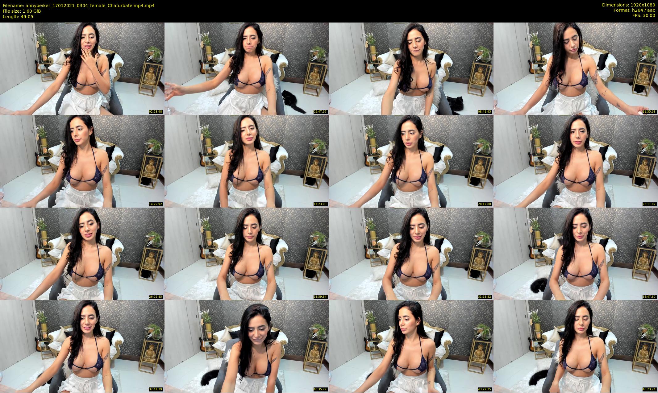 annybeiker — 50 minute Chaturbate female cam show recording, 1080p, Jan 17, 2021
