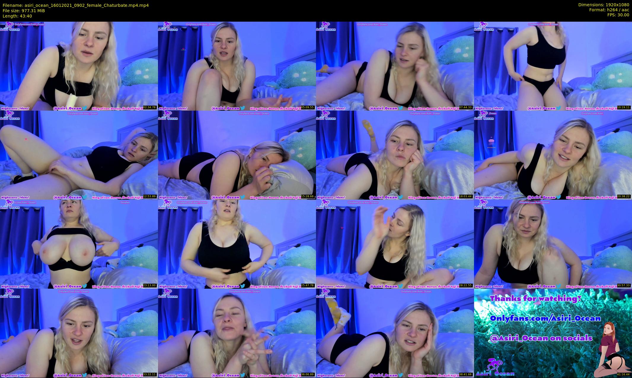 asiri_ocean — 44 minute Chaturbate female cam show recording, 1080p, Jan 16, 2021