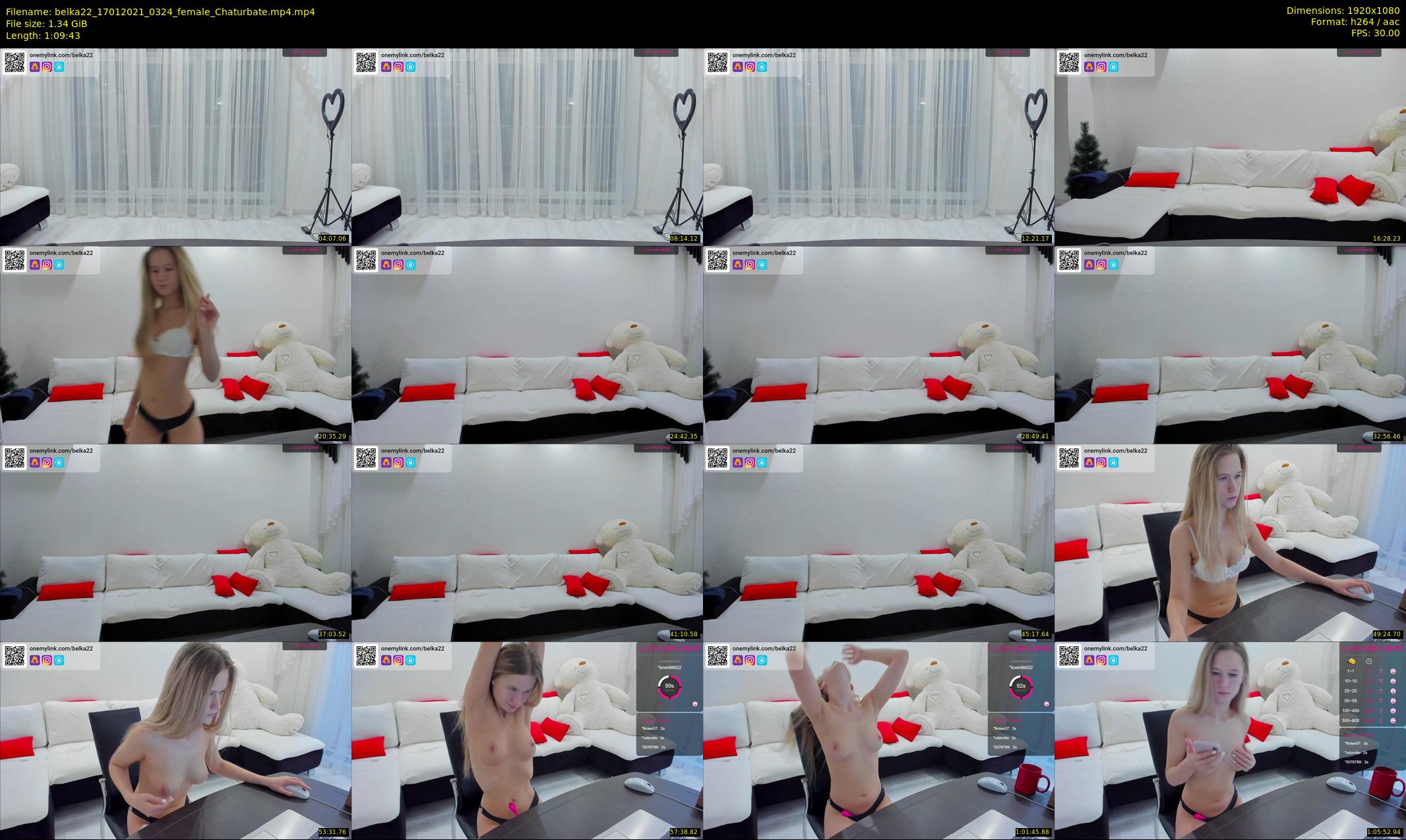 belka22 — 70 minute Chaturbate female cam show recording, 1080p, Jan 17, 2021