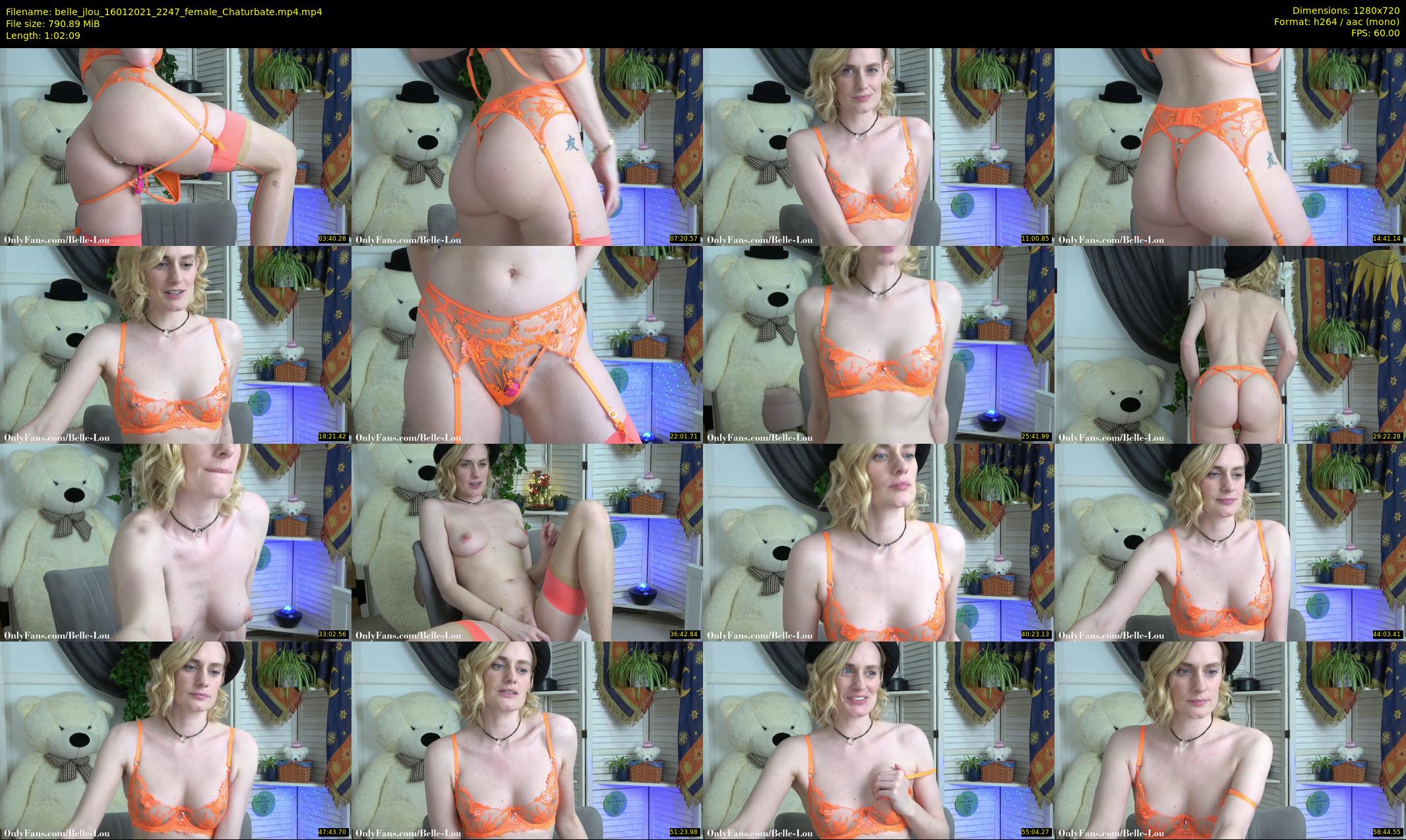 belle_jlou — 63 minute Chaturbate female cam show recording, 720p, Jan 16, 2021