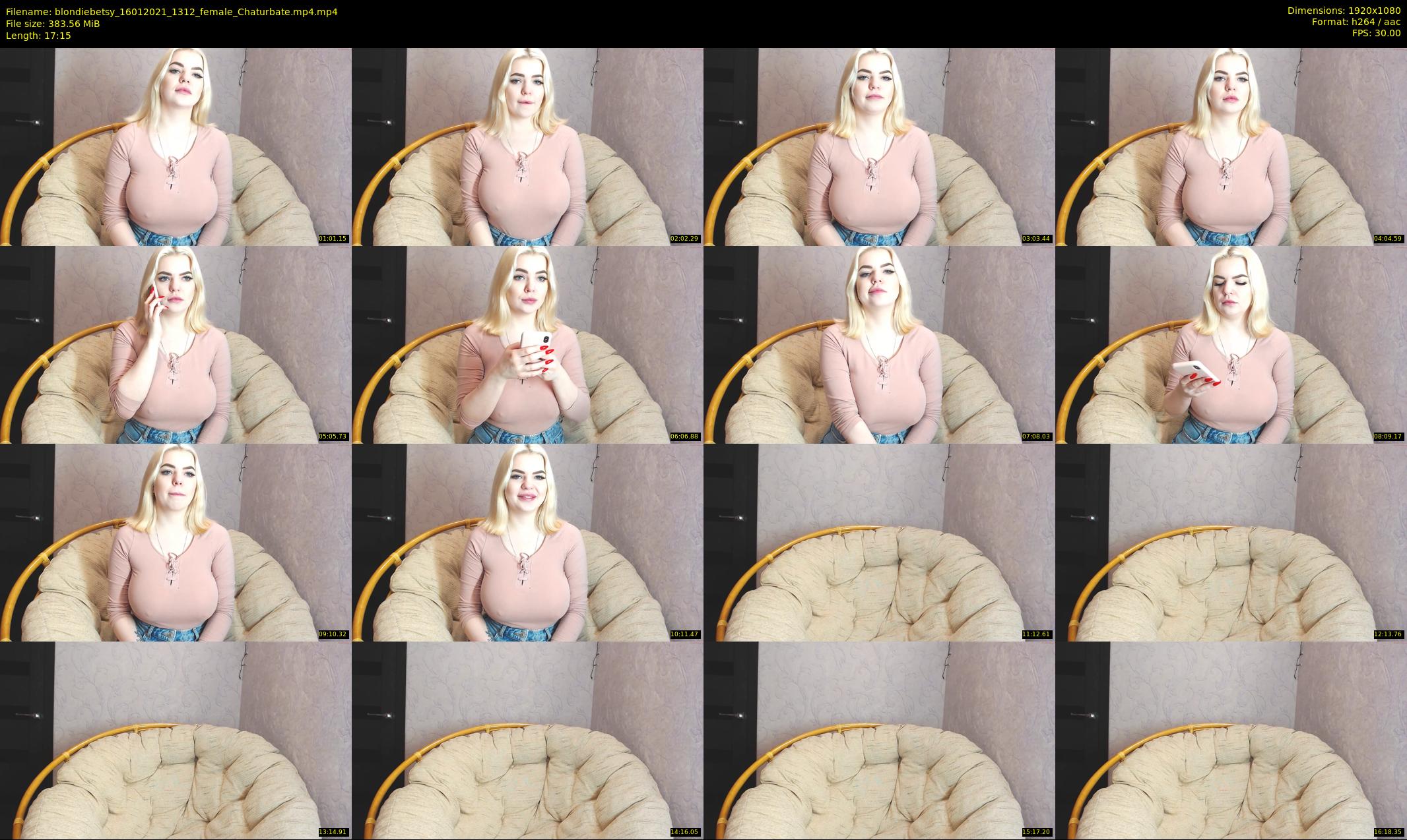 blondiebetsy — 18 minute Chaturbate female cam show recording, 1080p, Jan 16, 2021