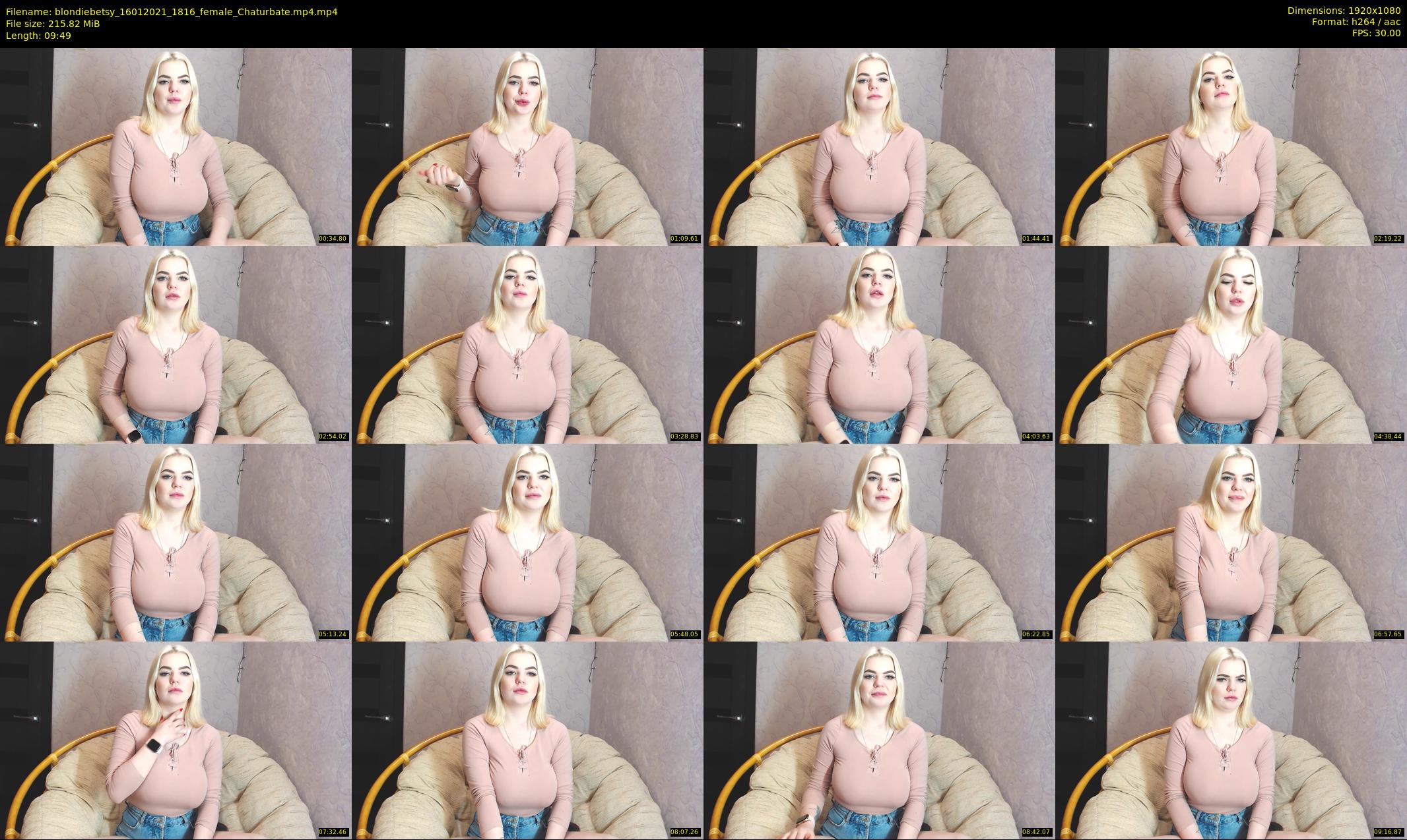 blondiebetsy — 10 minute Chaturbate female cam show recording, 1080p, Jan 16, 2021