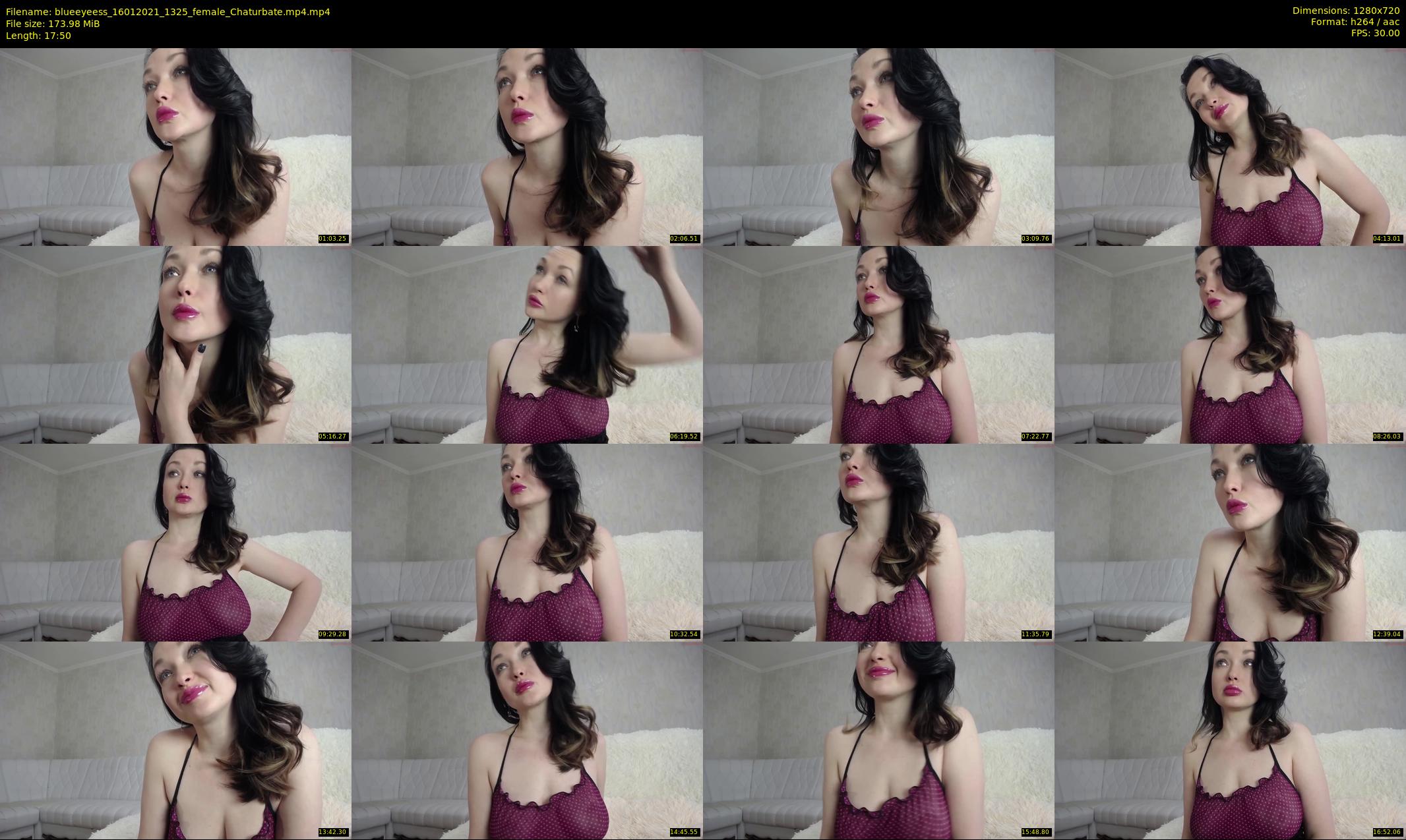 blueeyeess — 18 minute Chaturbate female cam show recording, 720p, Jan 16, 2021