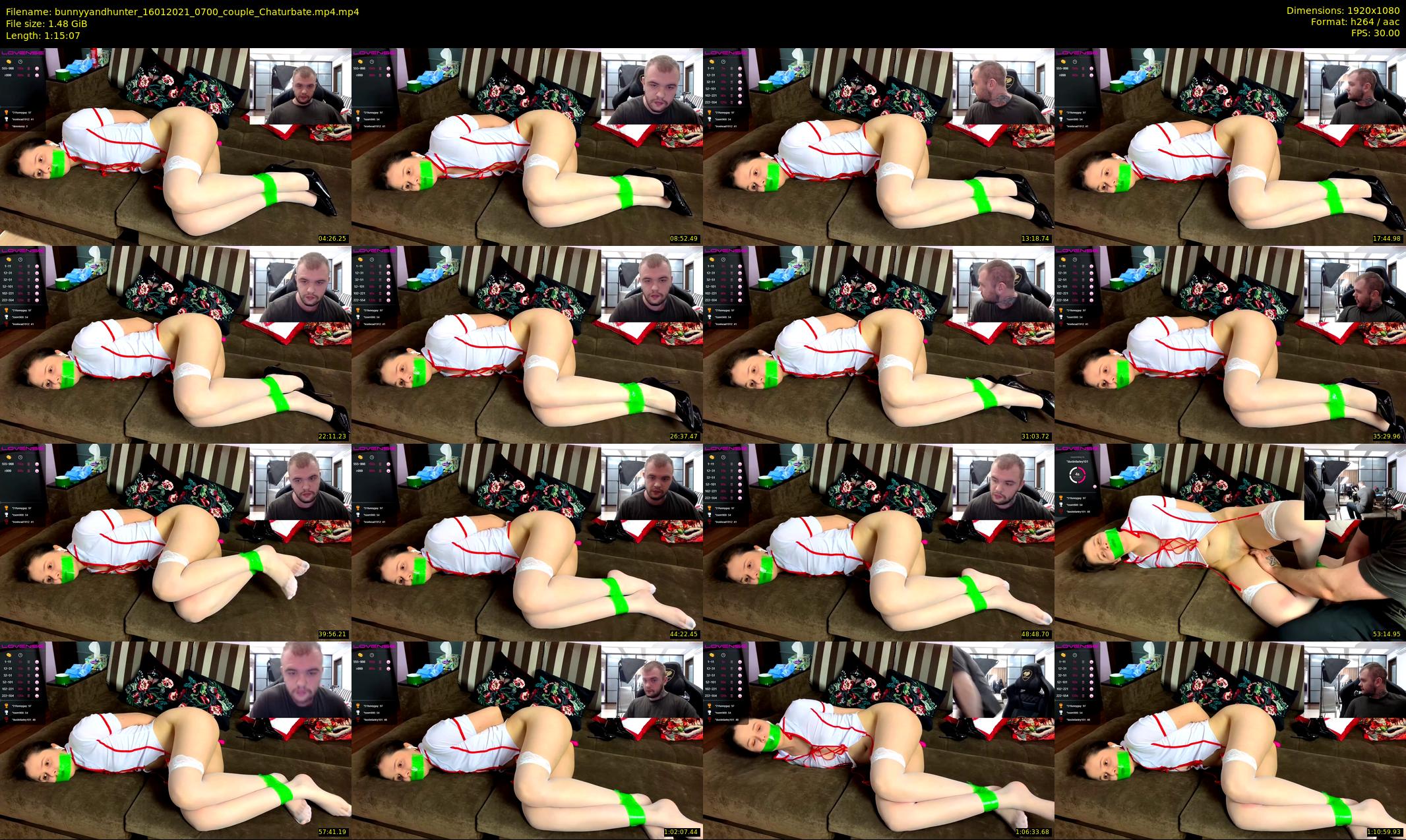 bunnyyandhunter — 76 minute Chaturbate couple cam show recording, 1080p, Jan 16, 2021