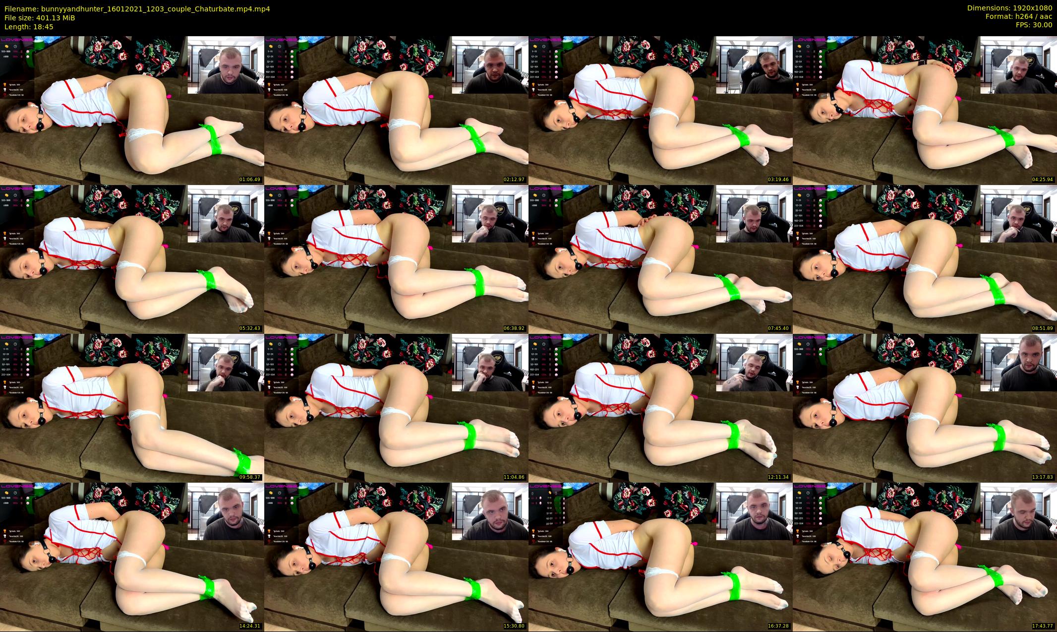 bunnyyandhunter — 19 minute Chaturbate couple cam show recording, 1080p, Jan 16, 2021