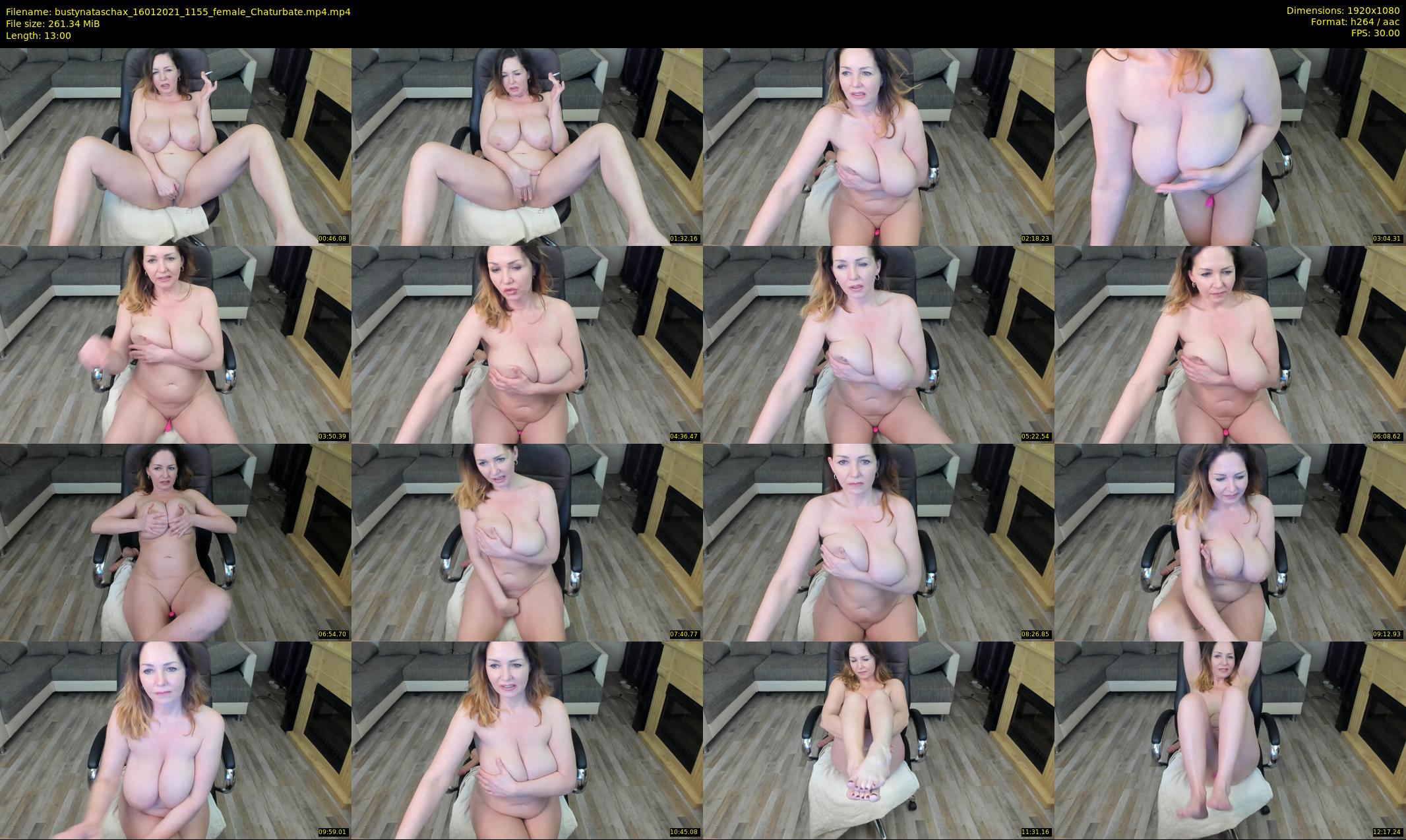 bustynataschax — 13 minute Chaturbate female cam show recording, 1080p, Jan 16, 2021