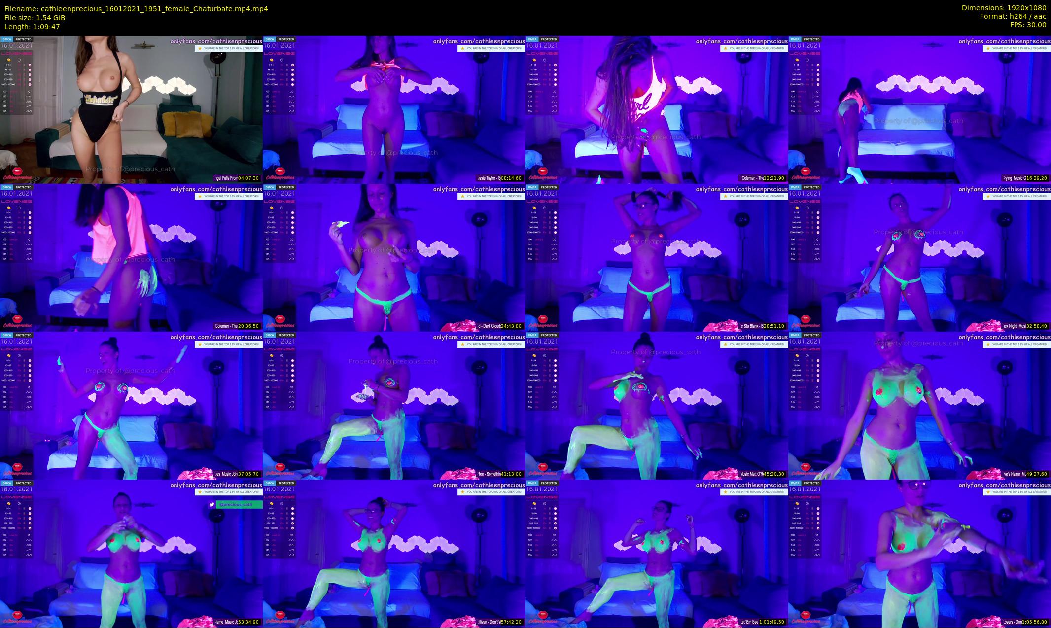 cathleenprecious — 70 minute Chaturbate female cam show recording, 1080p, Jan 16, 2021