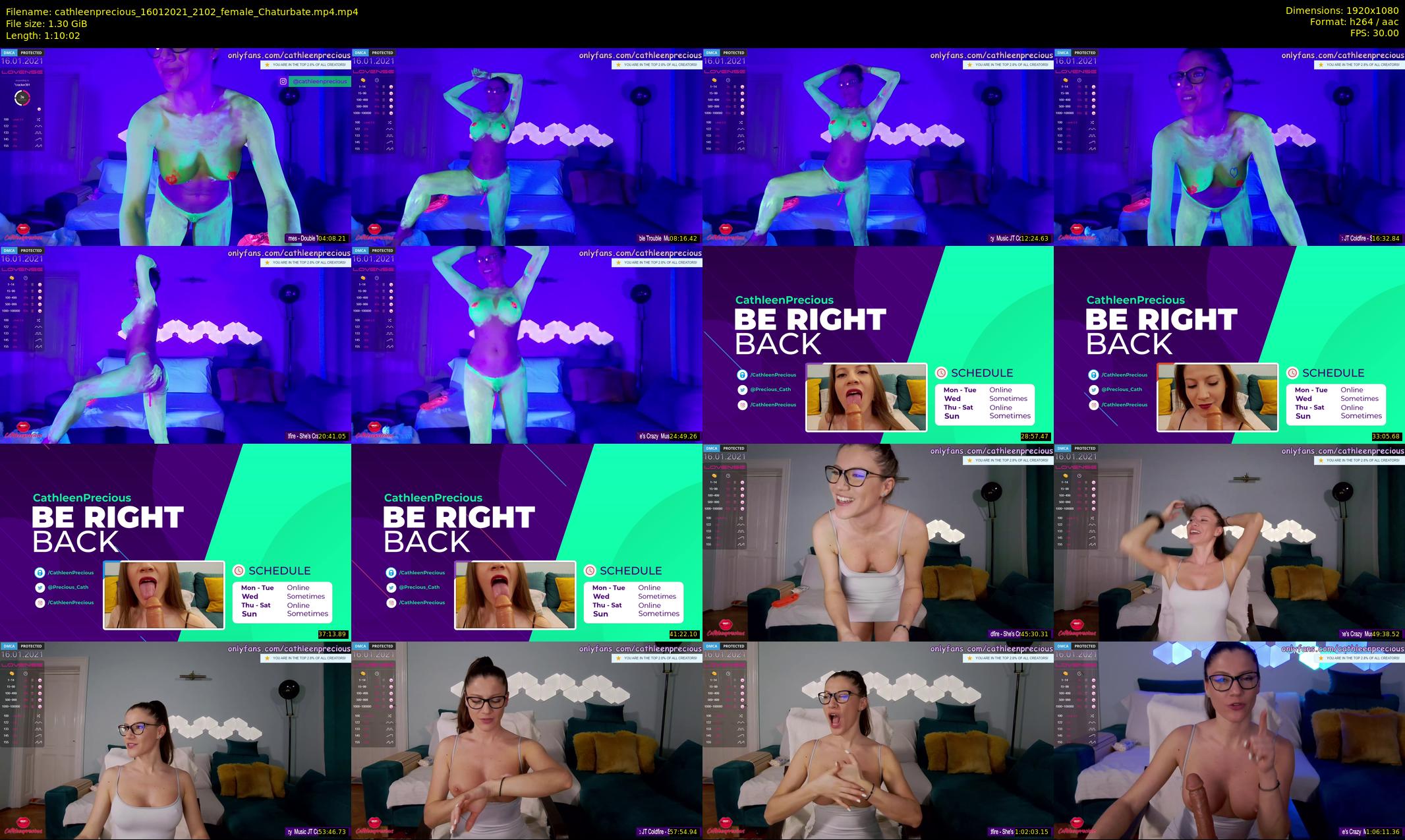 cathleenprecious — 71 minute Chaturbate female cam show recording, 1080p, Jan 16, 2021