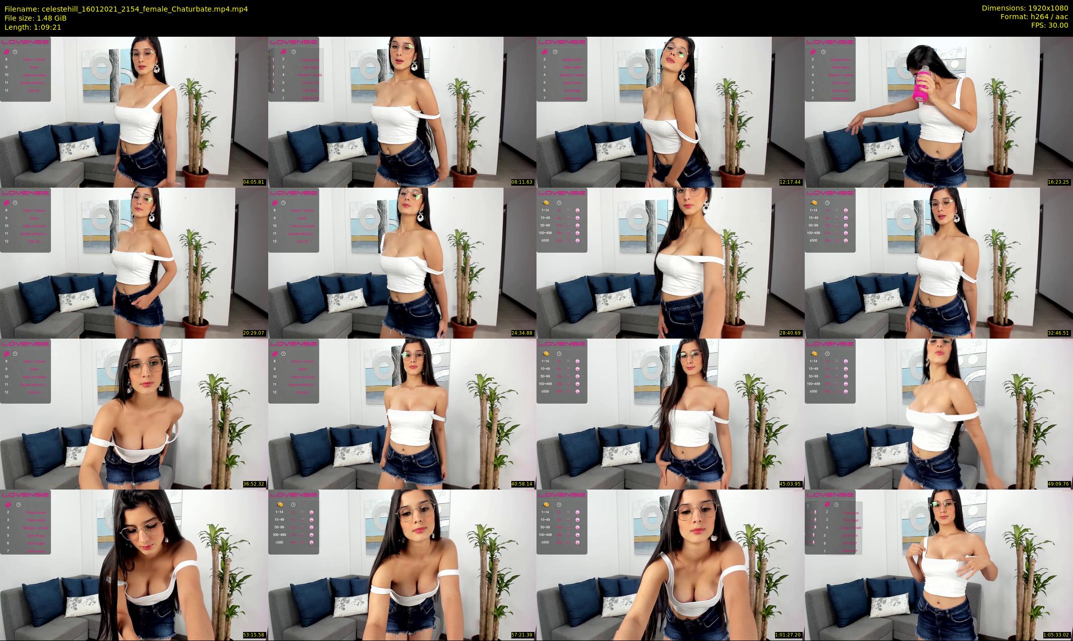 celestehill — 70 minute Chaturbate female cam show recording, 1080p, Jan 16, 2021