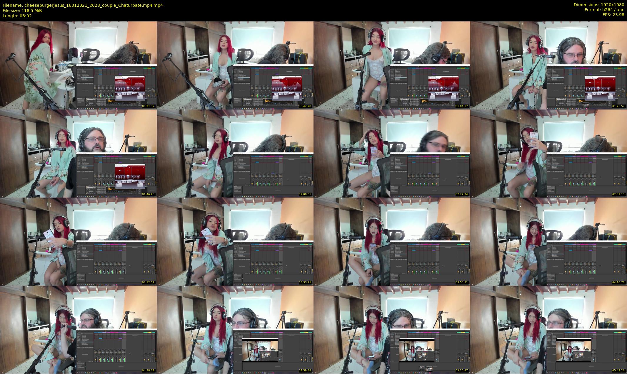 cheeseburgerjesus — 7 minute Chaturbate couple cam show recording, 1080p, Jan 16, 2021
