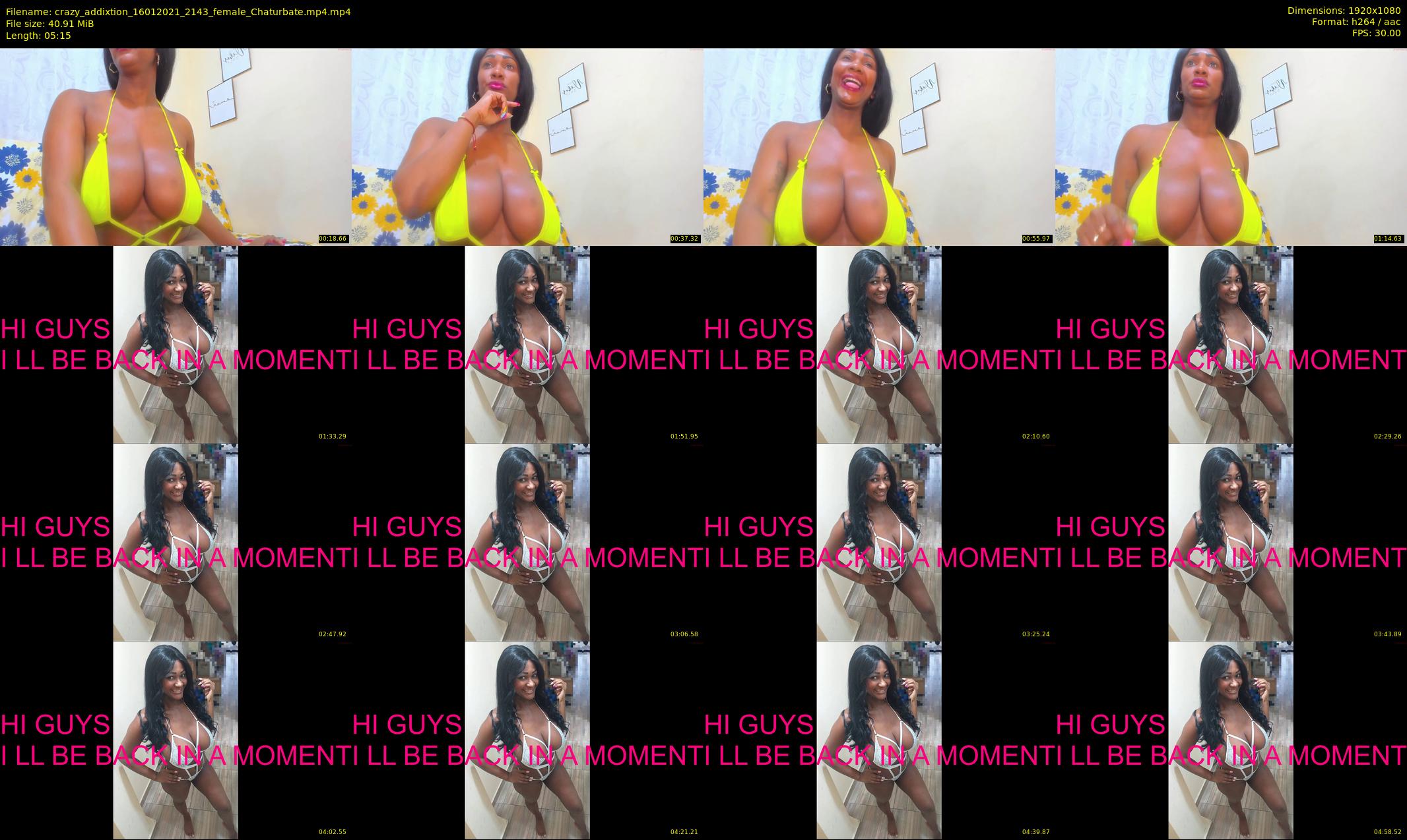 crazy_addixtion — 6 minute Chaturbate female cam show recording, 1080p, Jan 16, 2021