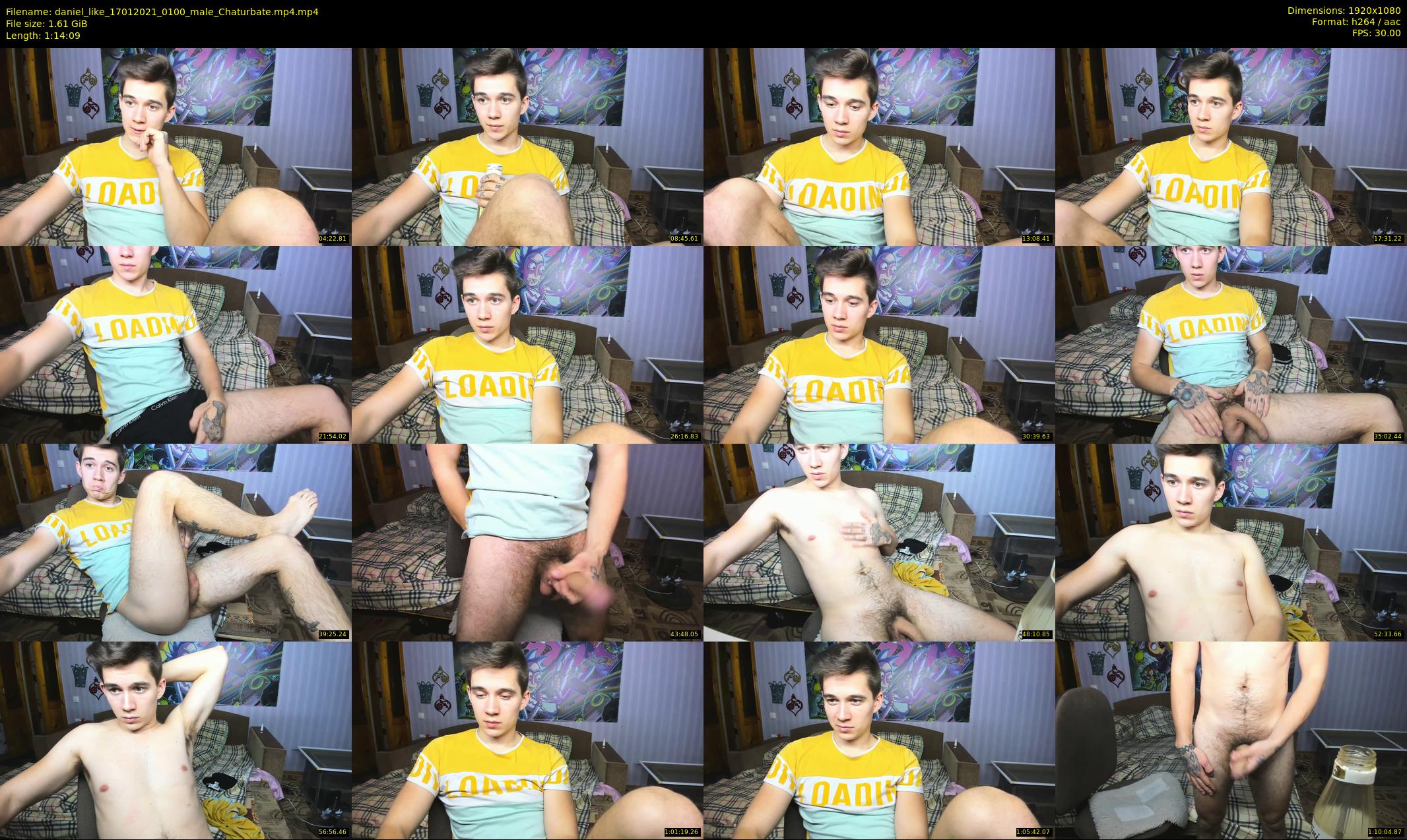 daniel_like — 75 minute Chaturbate male cam show recording, 1080p, Jan 17, 2021