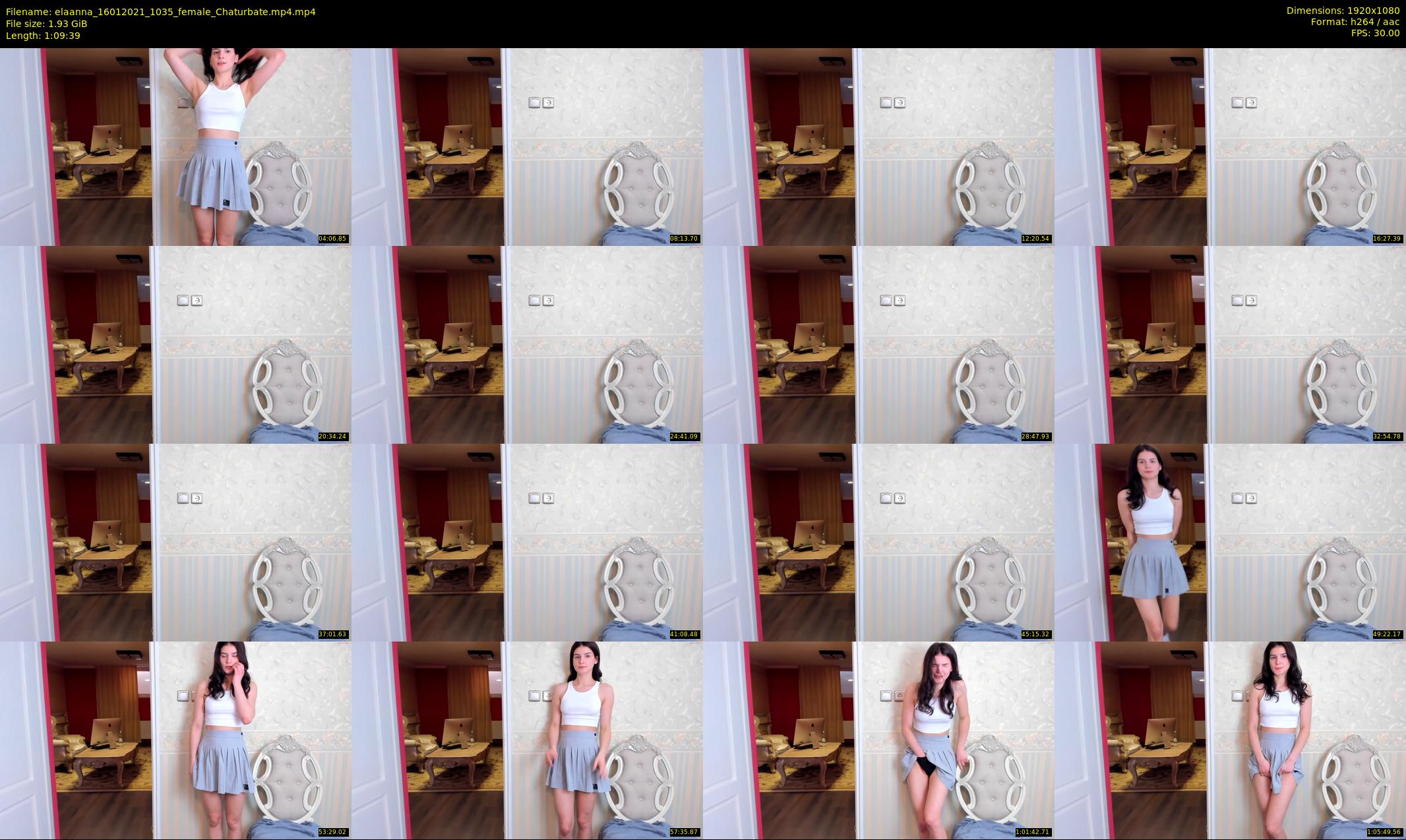 elaanna — 70 minute Chaturbate female cam show recording, 1080p, Jan 16, 2021