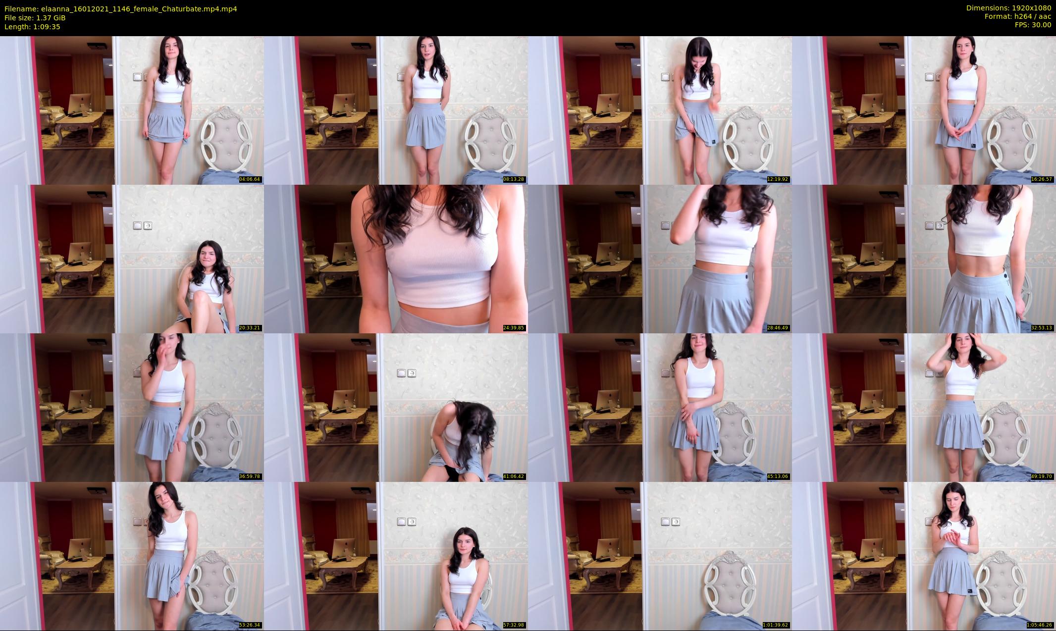 elaanna — 70 minute Chaturbate female cam show recording, 1080p, Jan 16, 2021