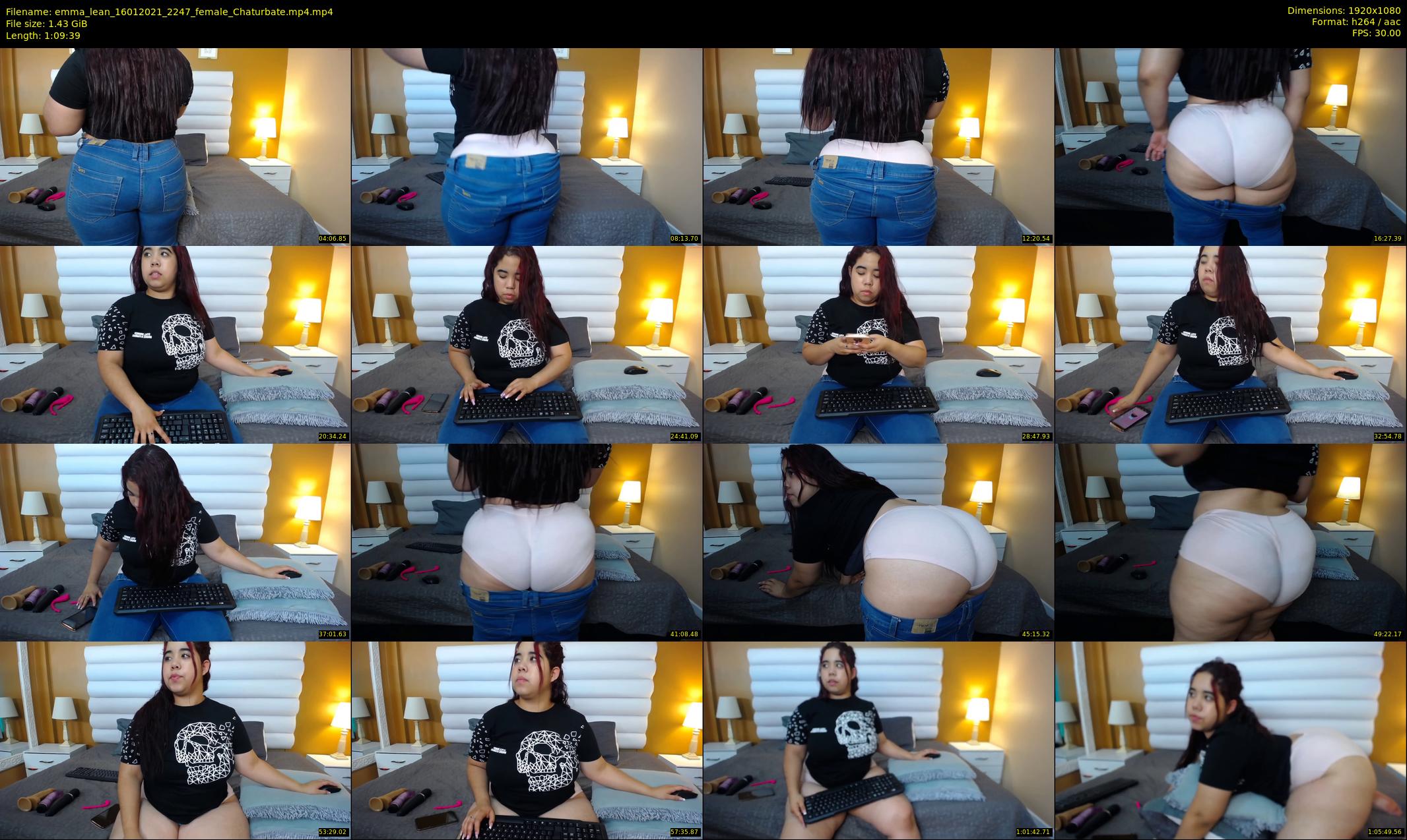 emma_lean — 70 minute Chaturbate female cam show recording, 1080p, Jan 16, 2021