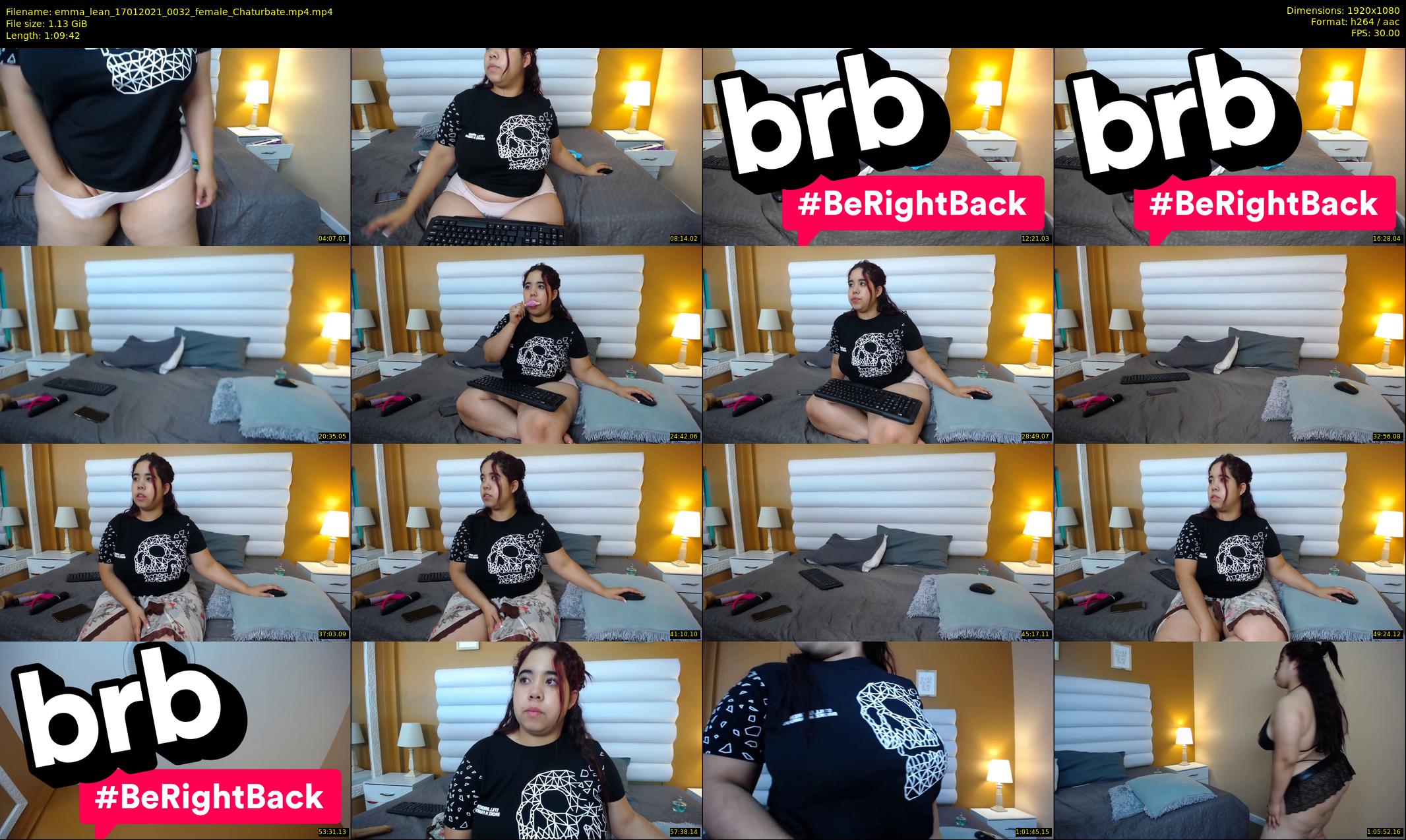 emma_lean — 70 minute Chaturbate female cam show recording, 1080p, Jan 17, 2021