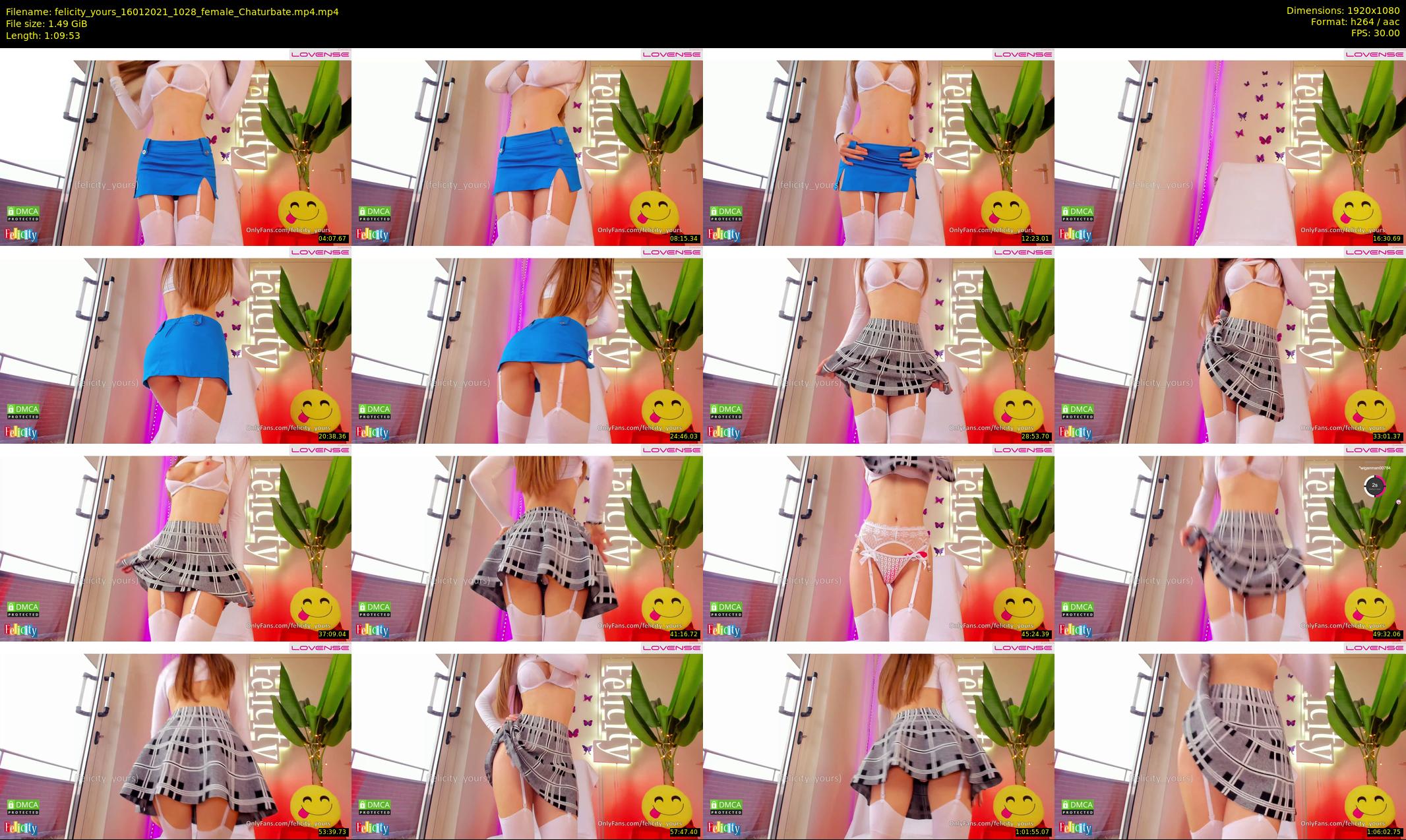 felicity_yours — 70 minute Chaturbate female cam show recording, 1080p, Jan 16, 2021
