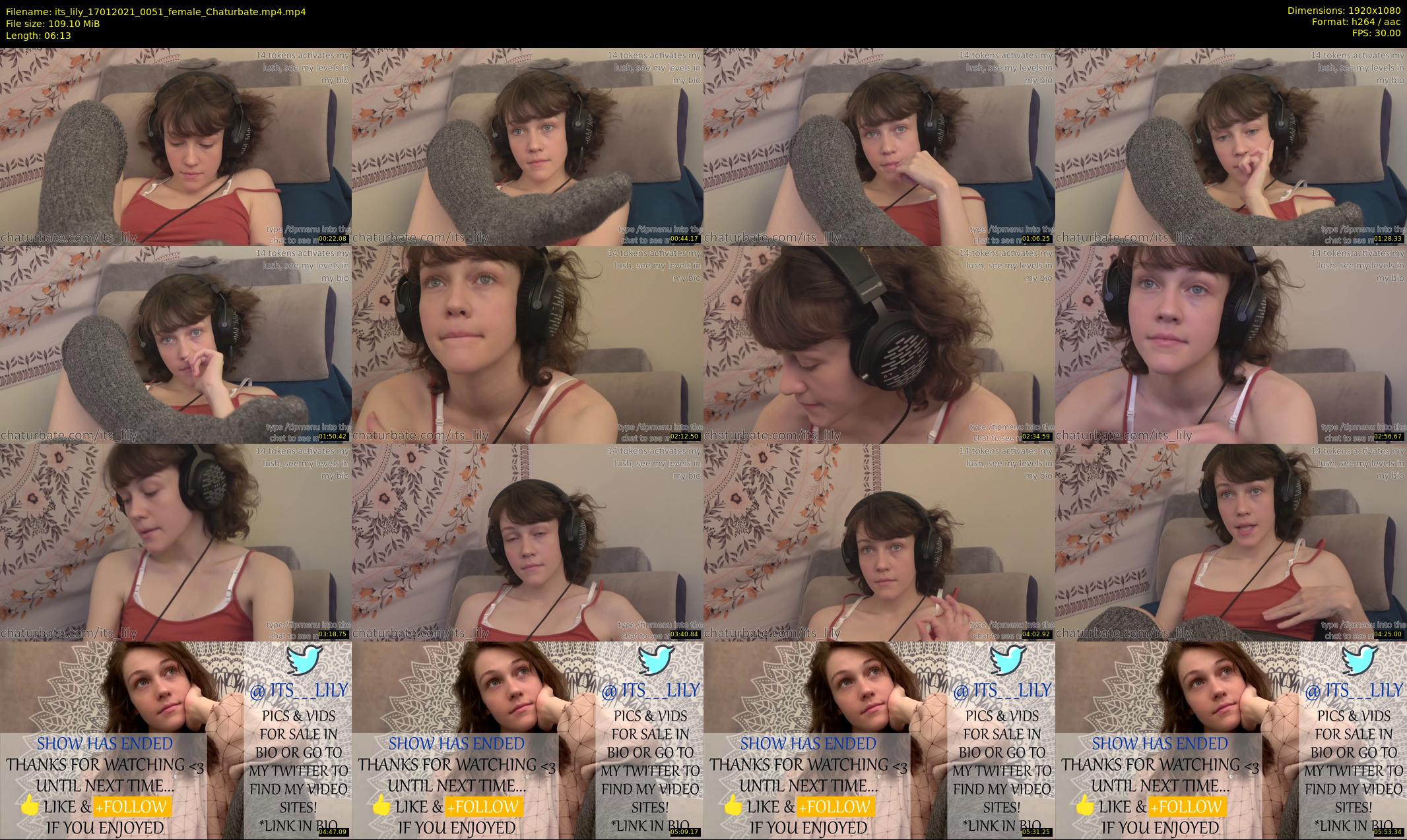 its_lily — 7 minute Chaturbate female cam show recording, 1080p, Jan 17, 2021