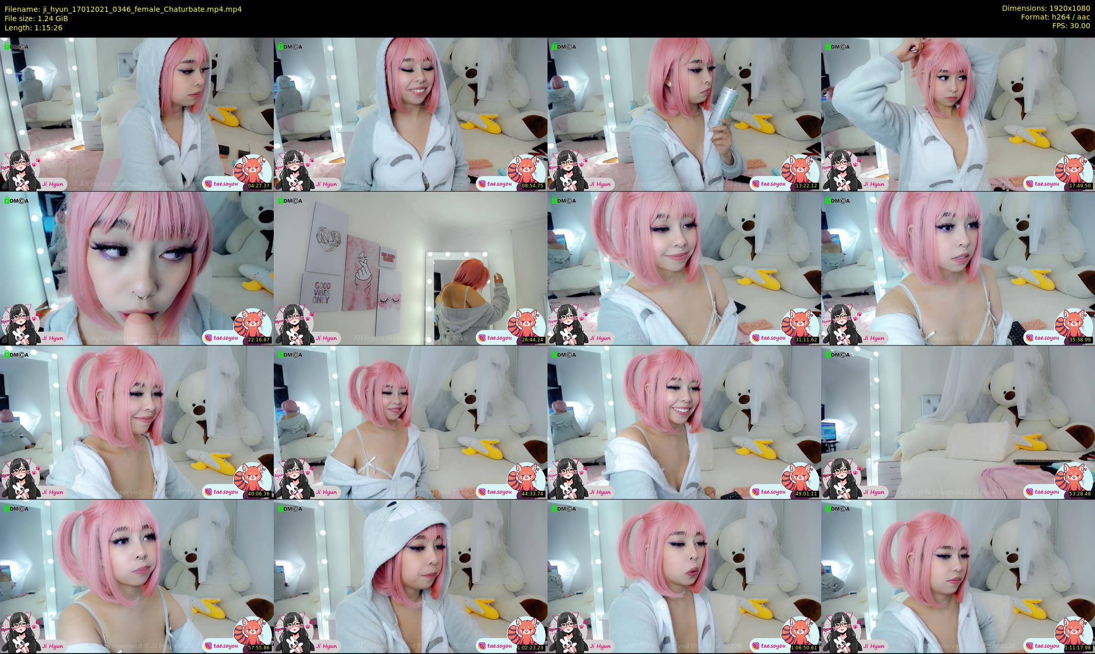 ji_hyun — 76 minute Chaturbate female cam show recording, 1080p, Jan 17, 2021