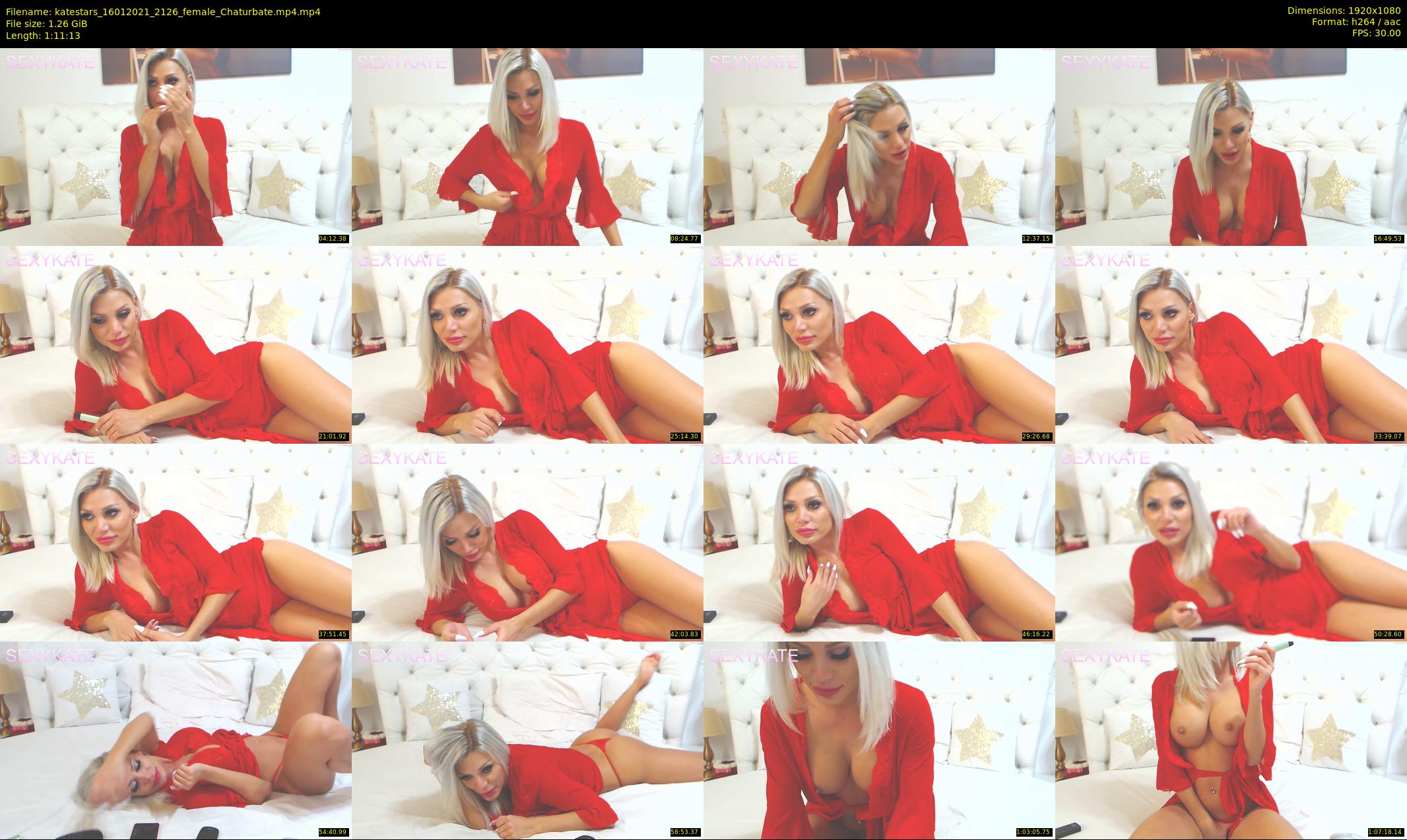 katestars — 72 minute Chaturbate female cam show recording, 1080p, Jan 16, 2021