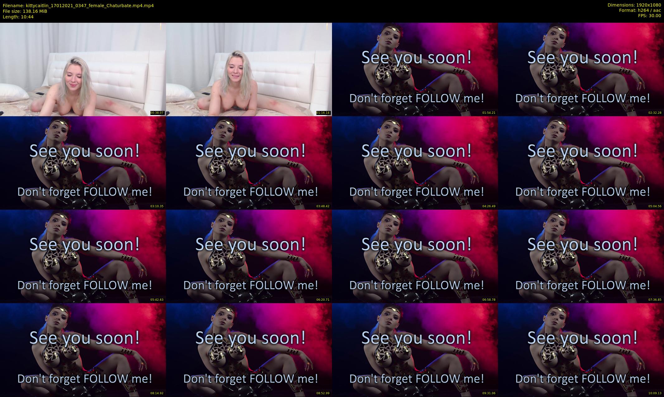 kittycaitlin — 11 minute Chaturbate female cam show recording, 1080p, Jan 17, 2021