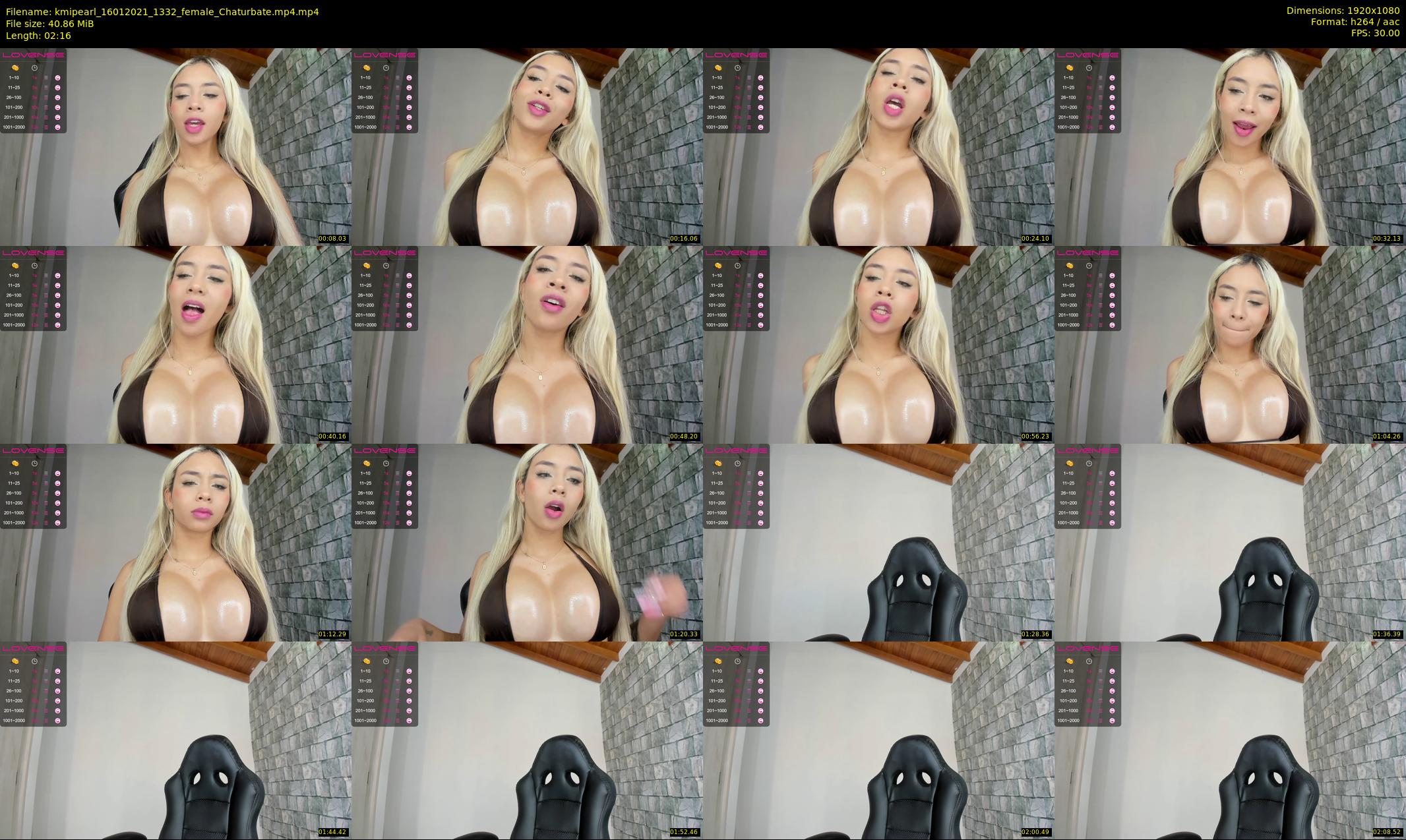 kmipearl — 3 minute Chaturbate female cam show recording, 1080p, Jan 16, 2021