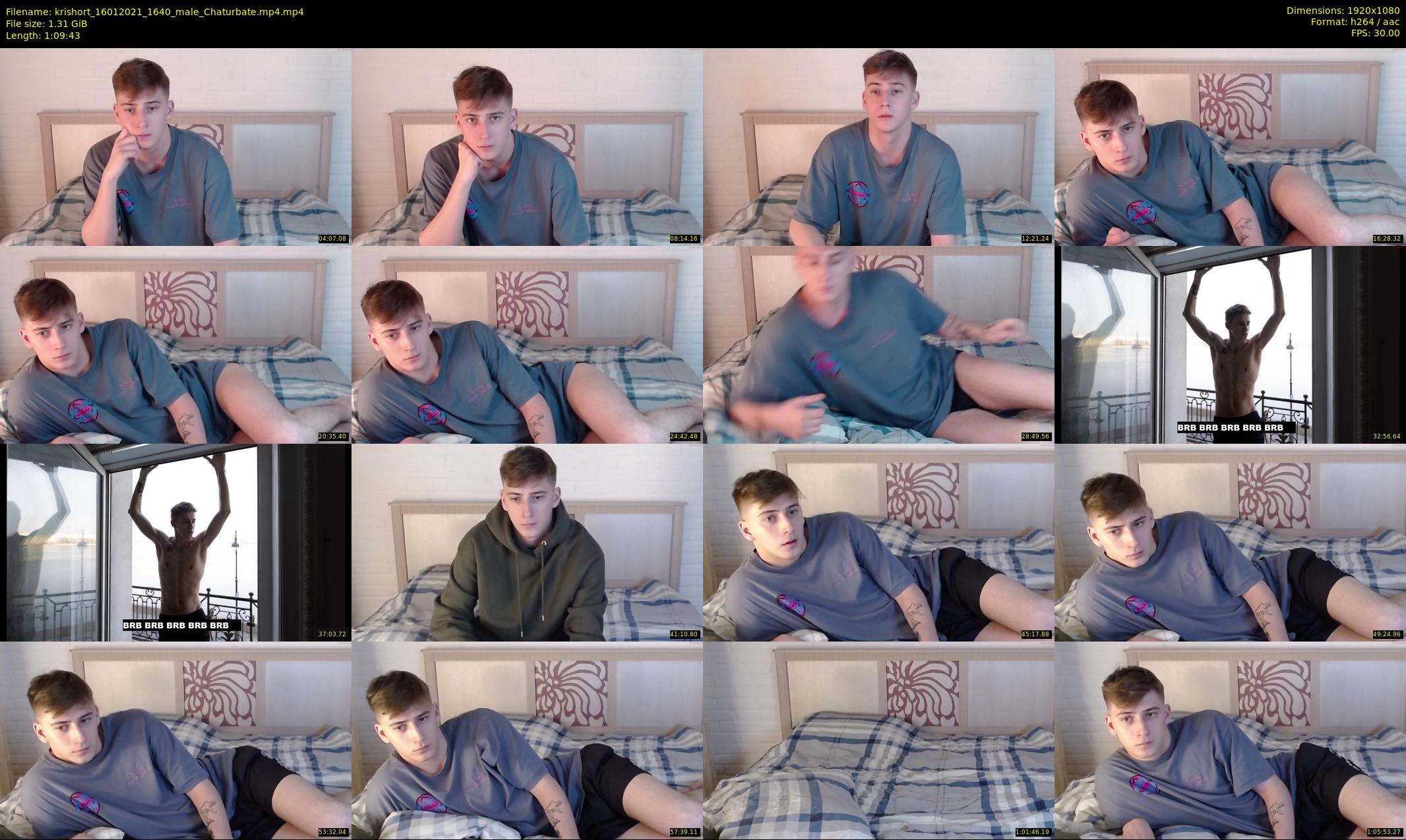 krishort — 70 minute Chaturbate male cam show recording, 1080p, Jan 16, 2021