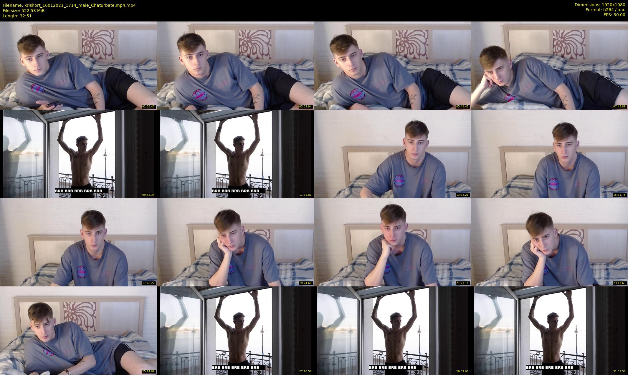 krishort — 33 minute Chaturbate male cam show recording, 1080p, Jan 16, 2021