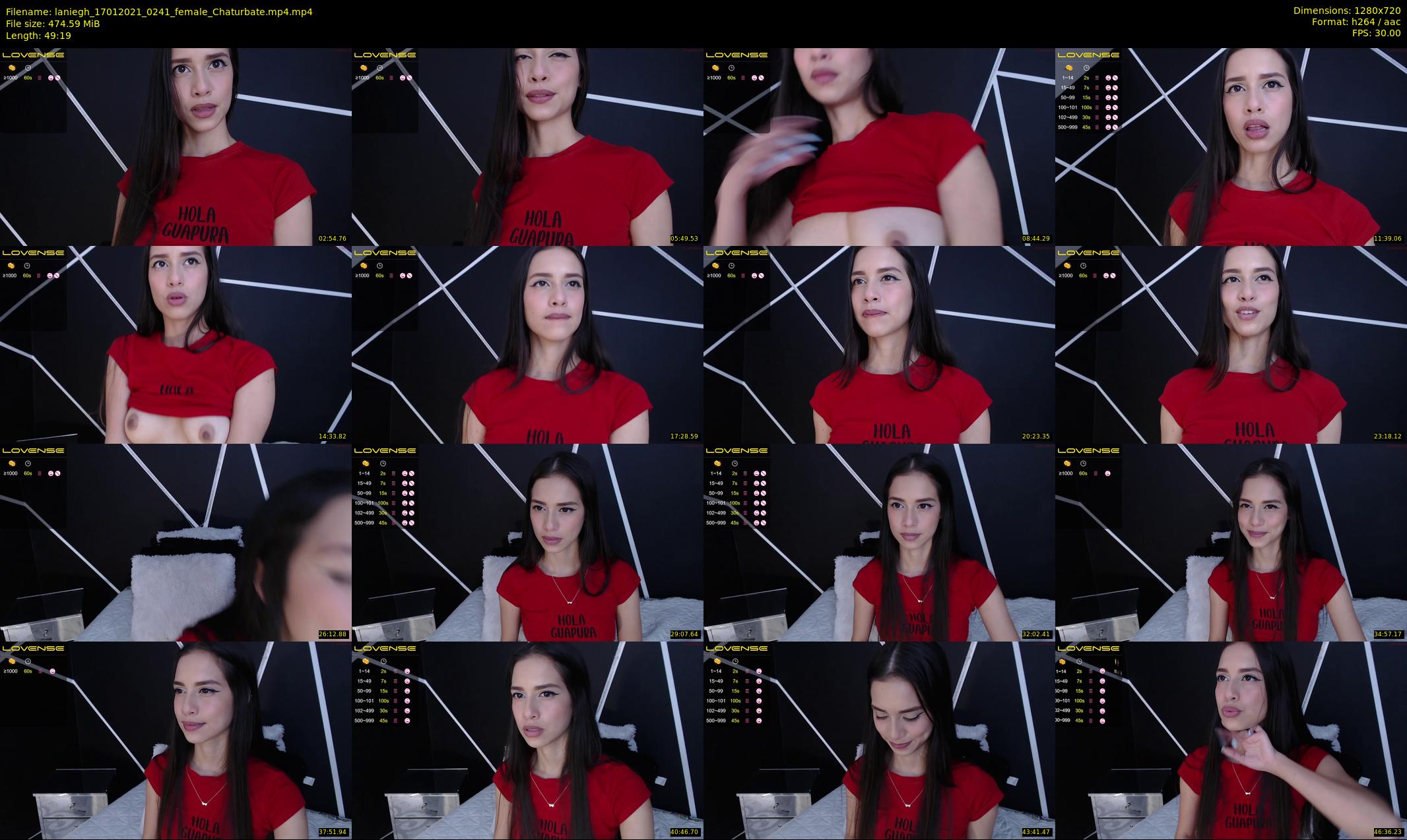 laniegh — 50 minute Chaturbate female cam show recording, 720p, Jan 17, 2021