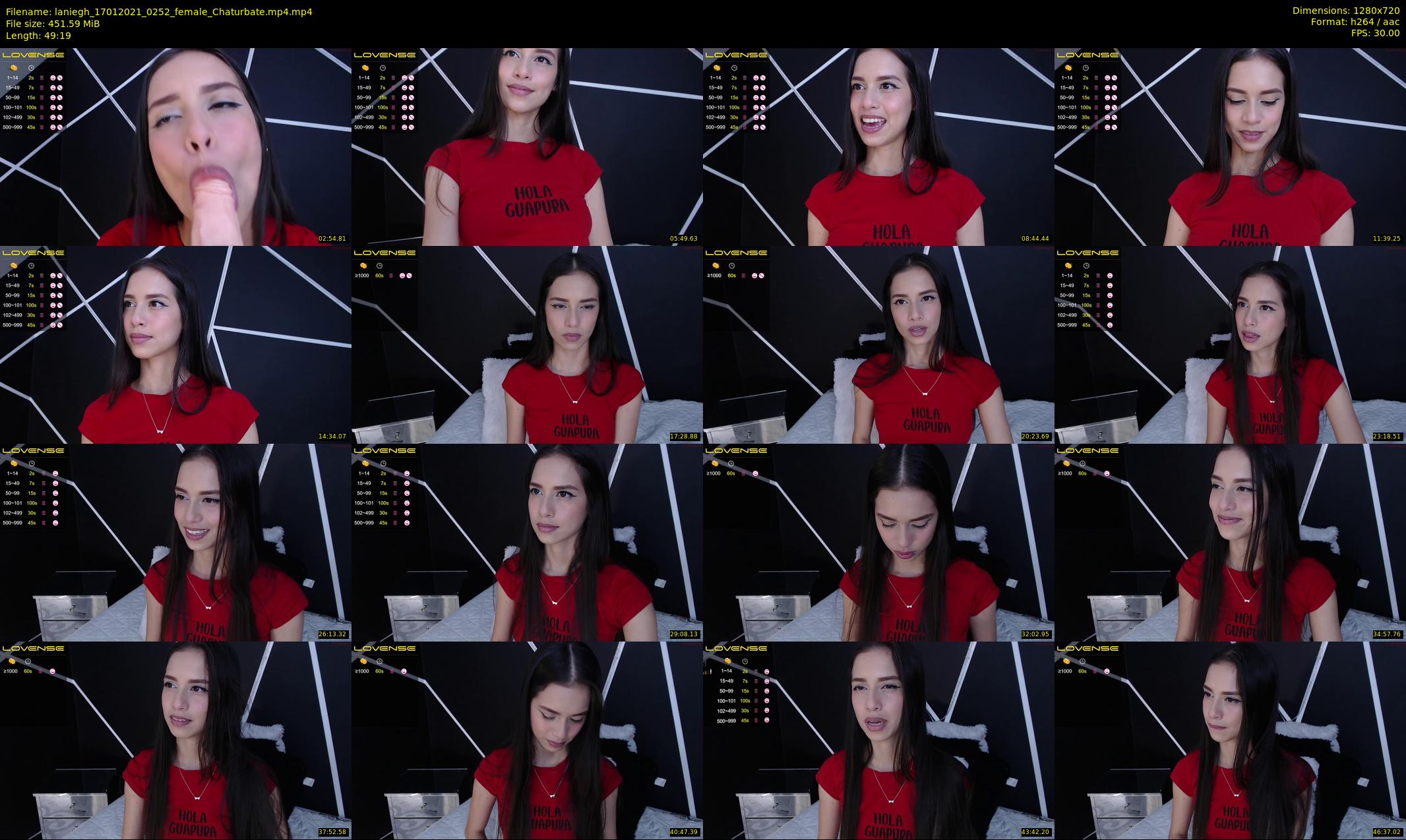 laniegh — 50 minute Chaturbate female cam show recording, 720p, Jan 17, 2021