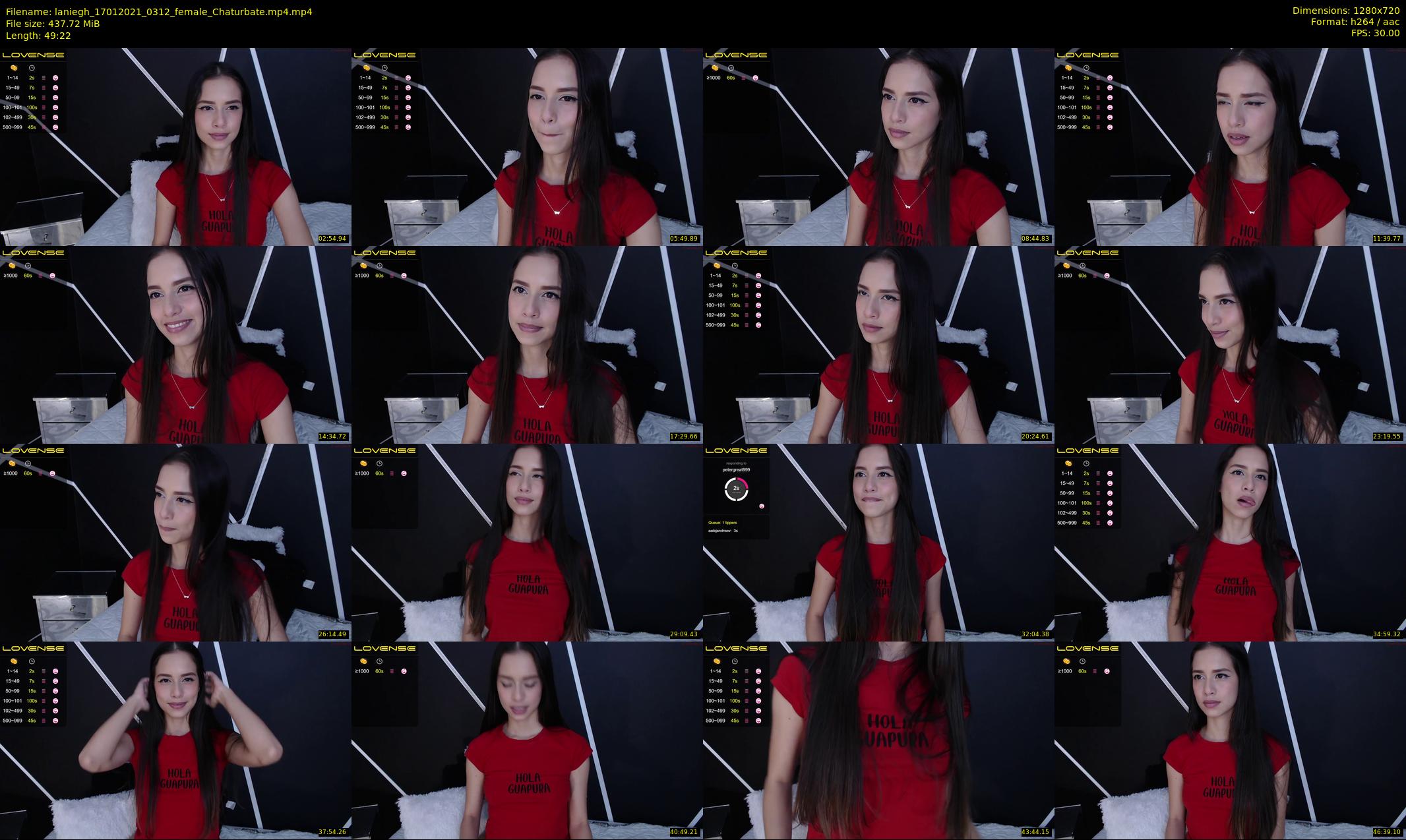laniegh — 50 minute Chaturbate female cam show recording, 720p, Jan 17, 2021
